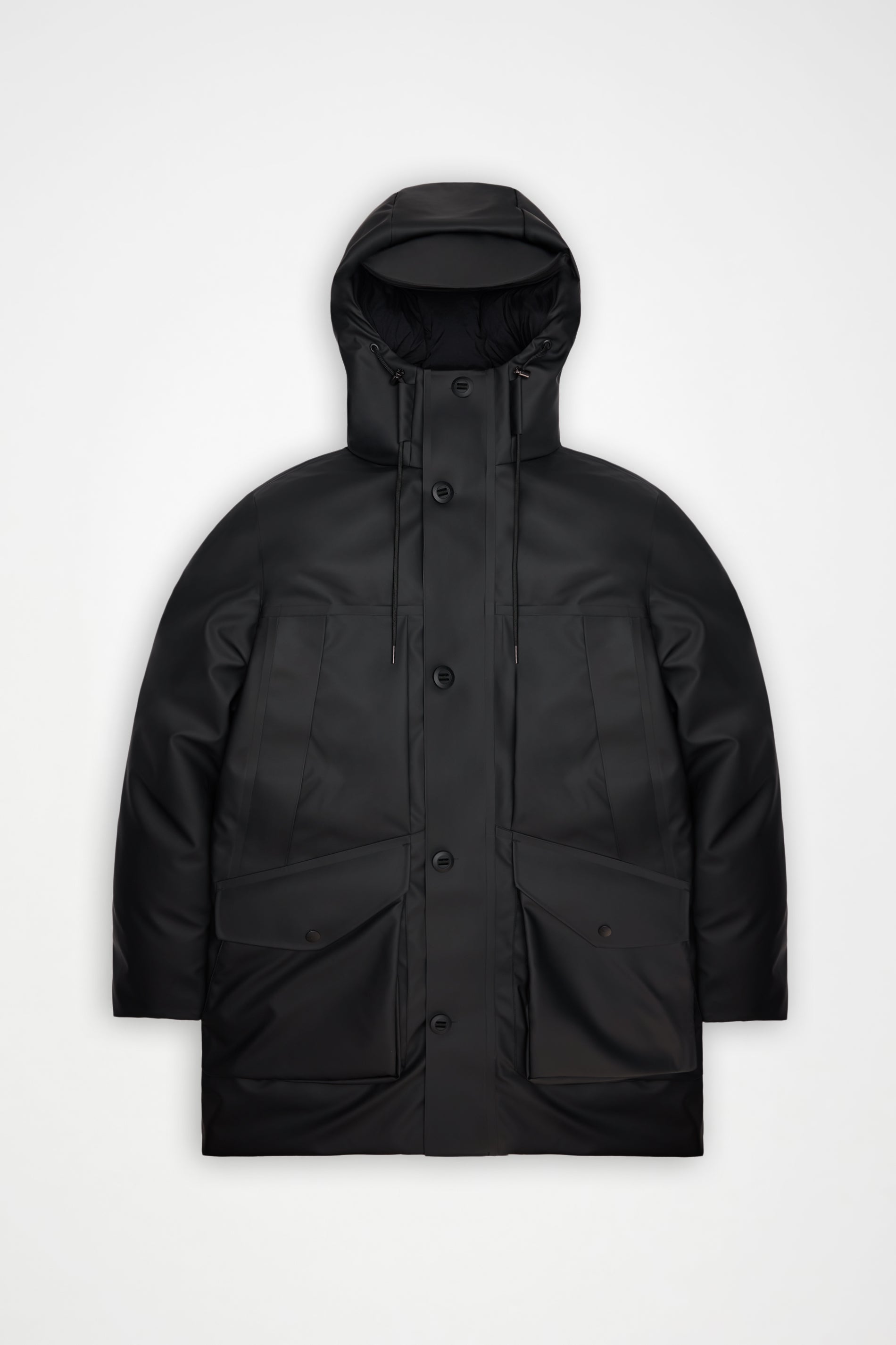 RAINS Novi Arctic Parka Black Jacket