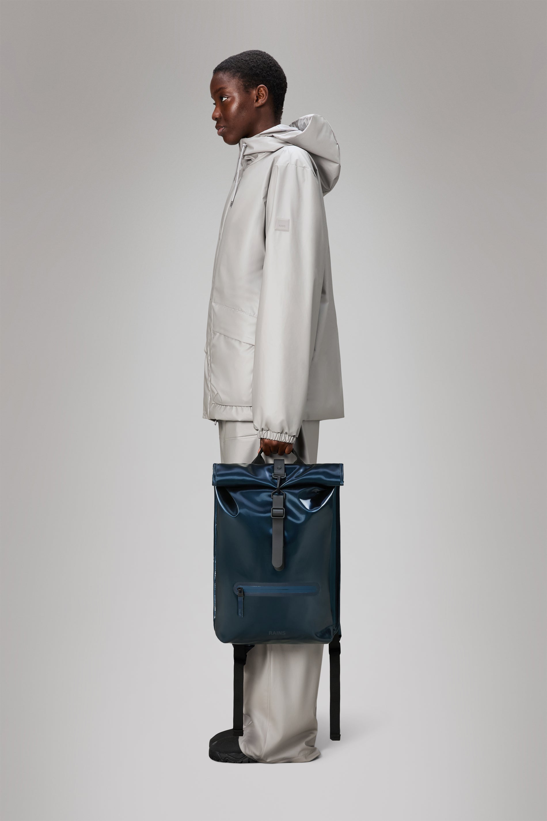 RAINS Rolltop Rucksack Spill Backpack