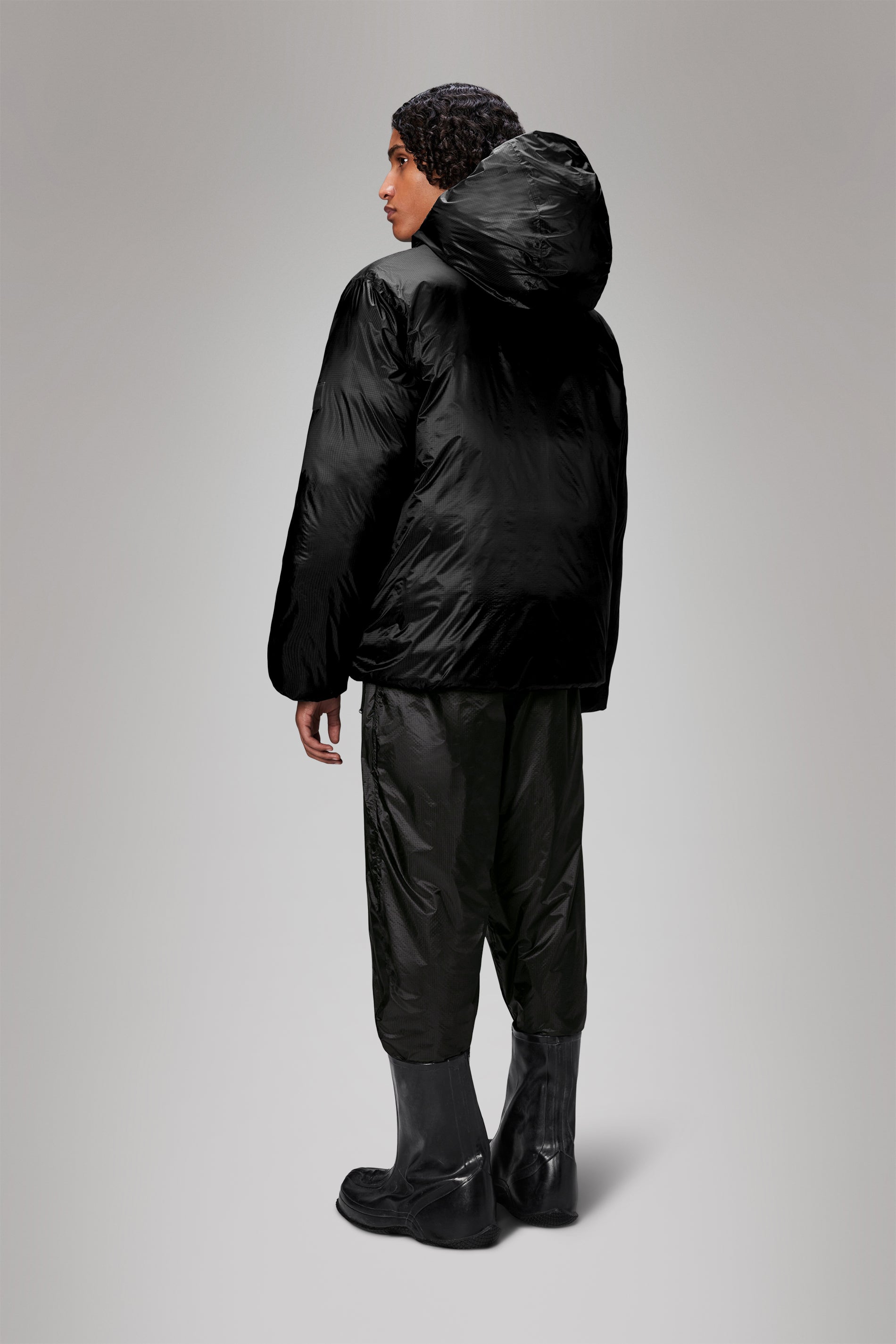 RAINS Kevo Puffer Jacket Black Jacket