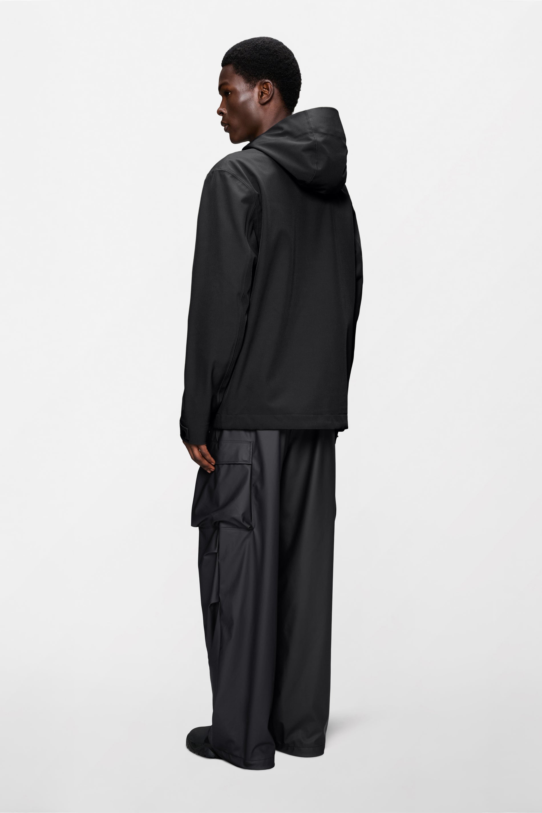 RAINS Suva Softshell Jacket Black Jacket