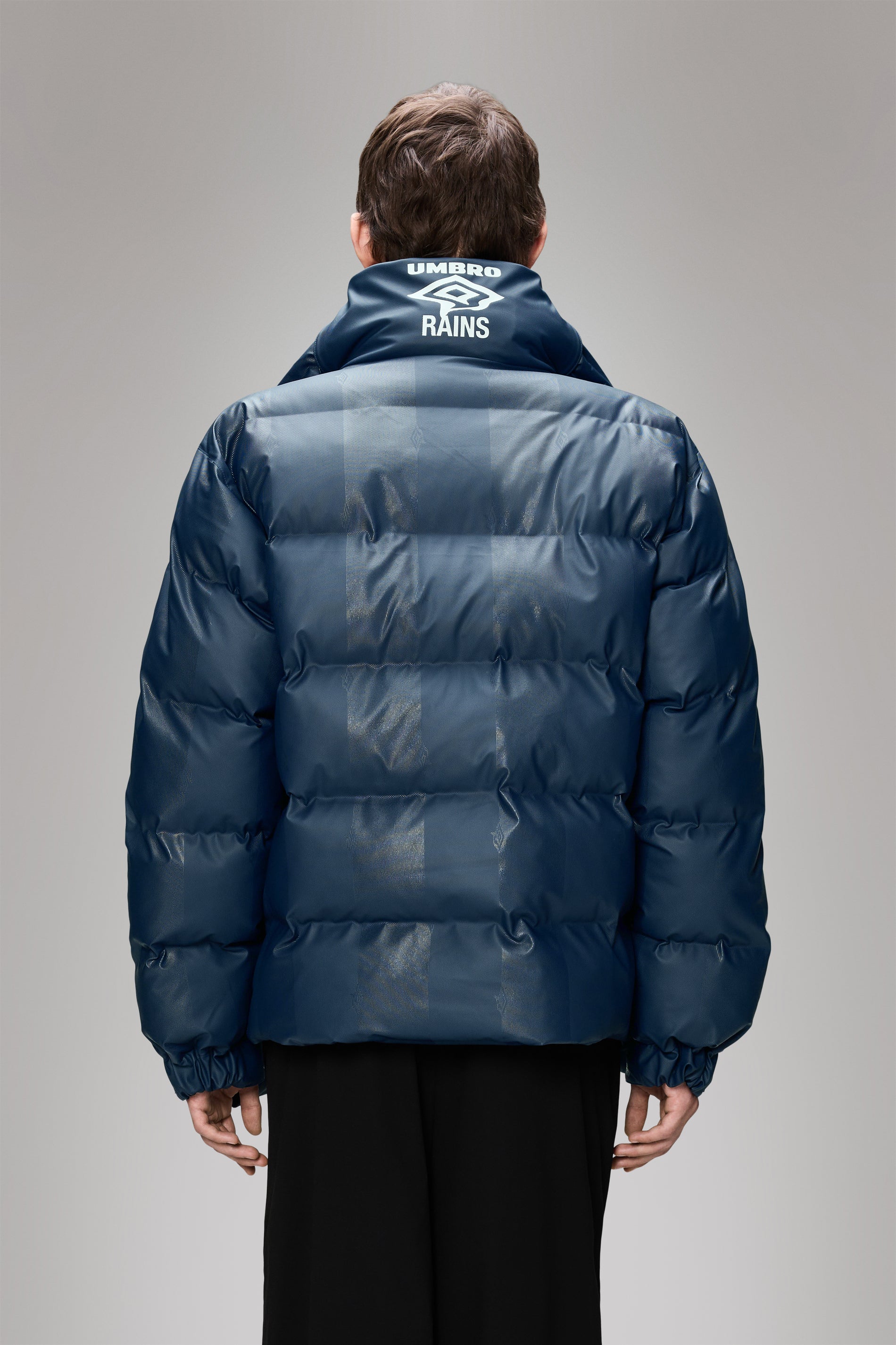 RAINS Rains x Umbro Puffer Fan Jacket Major Blue Jacket