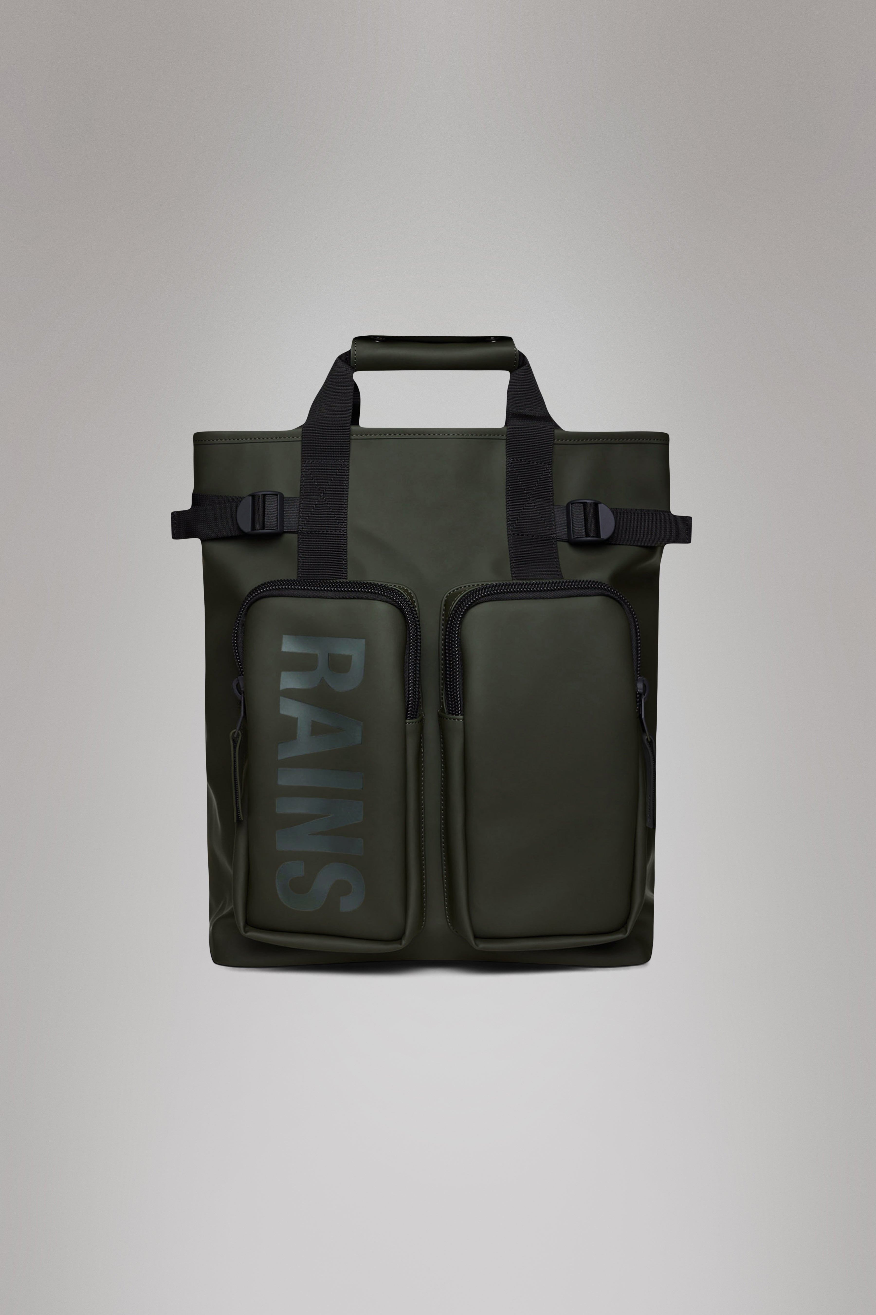 RAINS Texel Tote Backpack Green Backpack