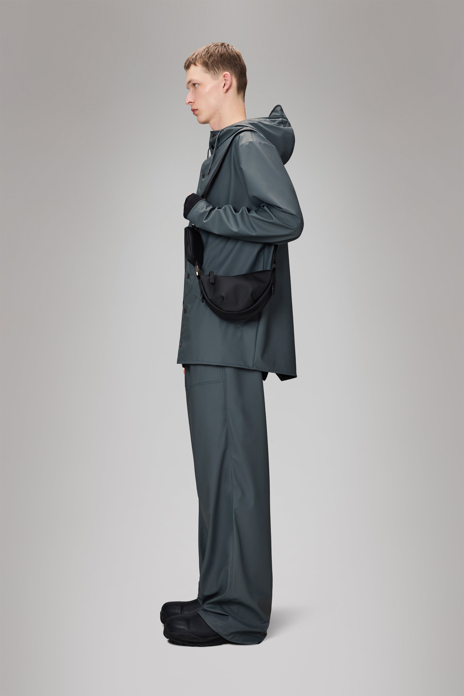 RAINS Valera Shoulder Bag Mini Black Crossbody