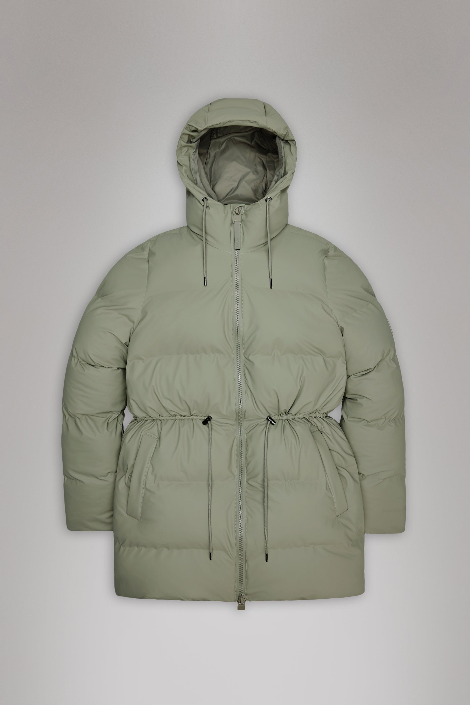 Rains Alta Long Puffer String W Jacket Drift Jacket