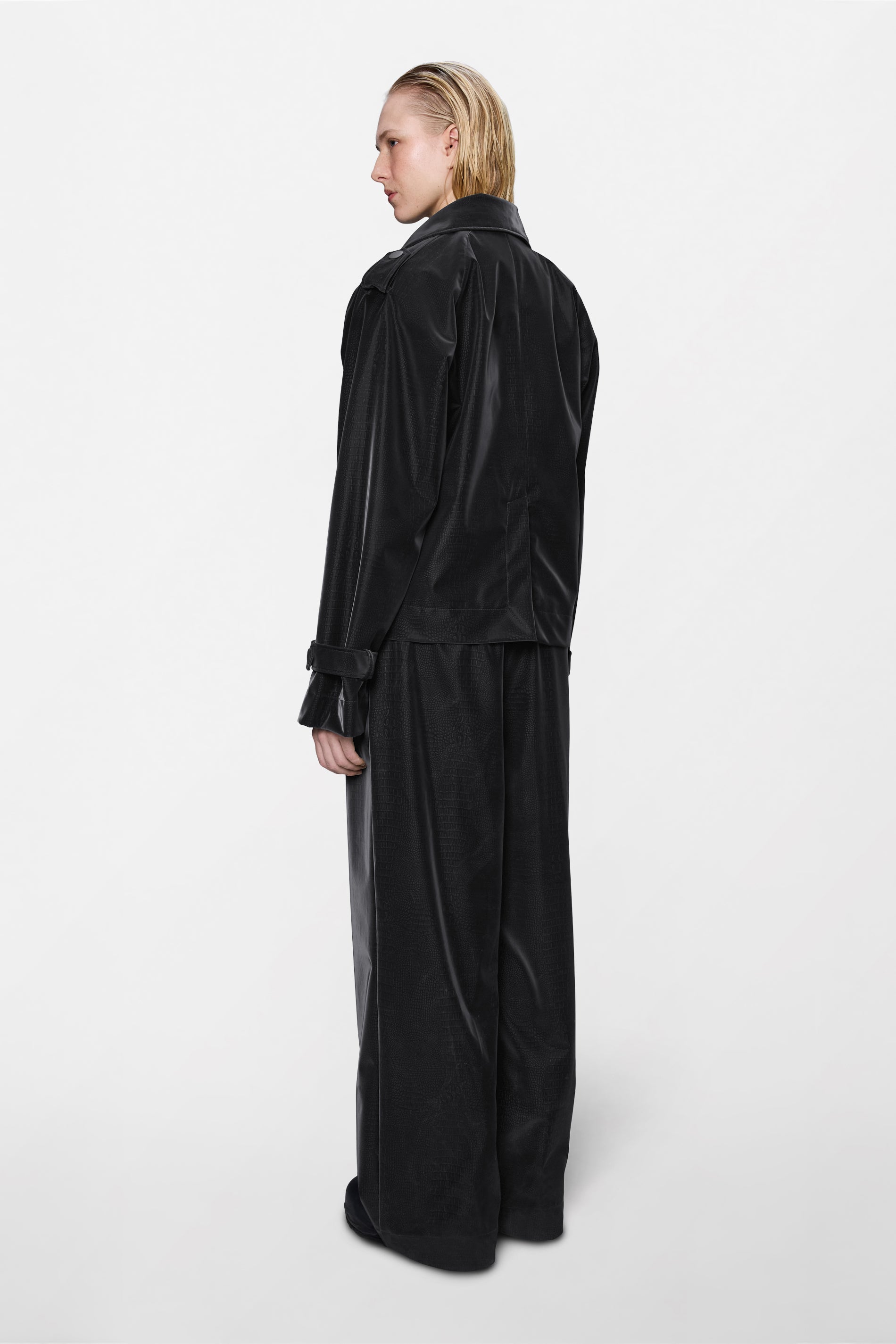 RAINS Short Trench Coat Bite Jacket