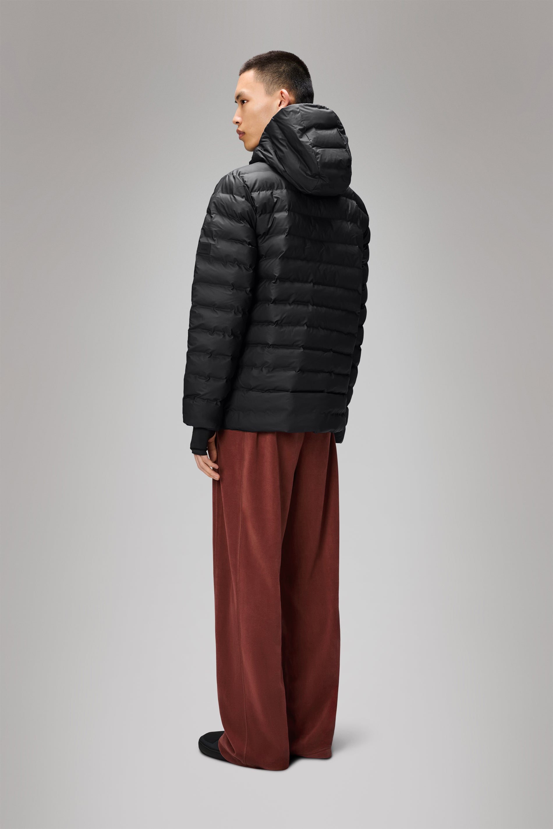 Rains Lohja Puffer Jacket Black Jacket