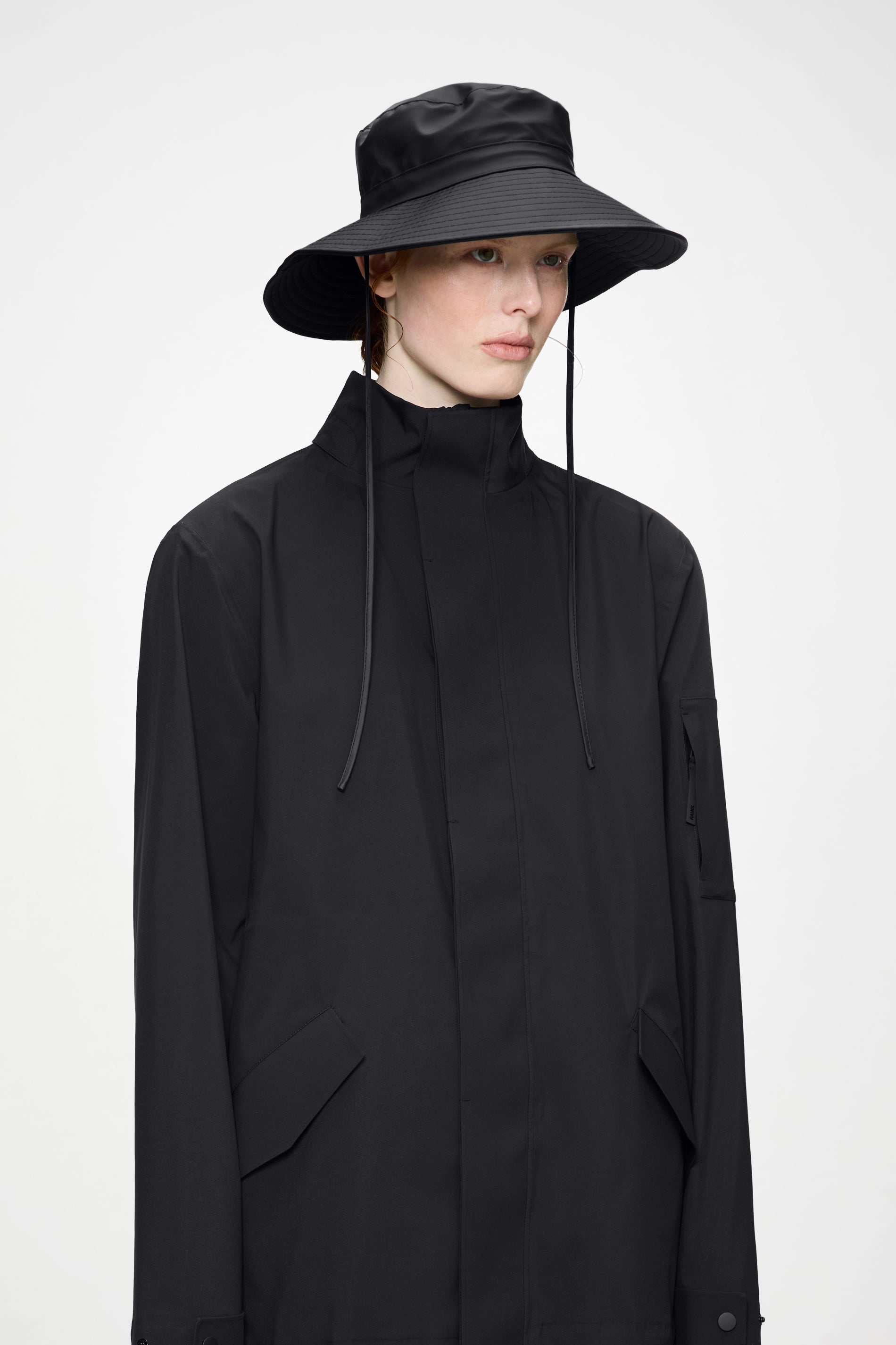 RAINS Boonie Hat Black Headwear