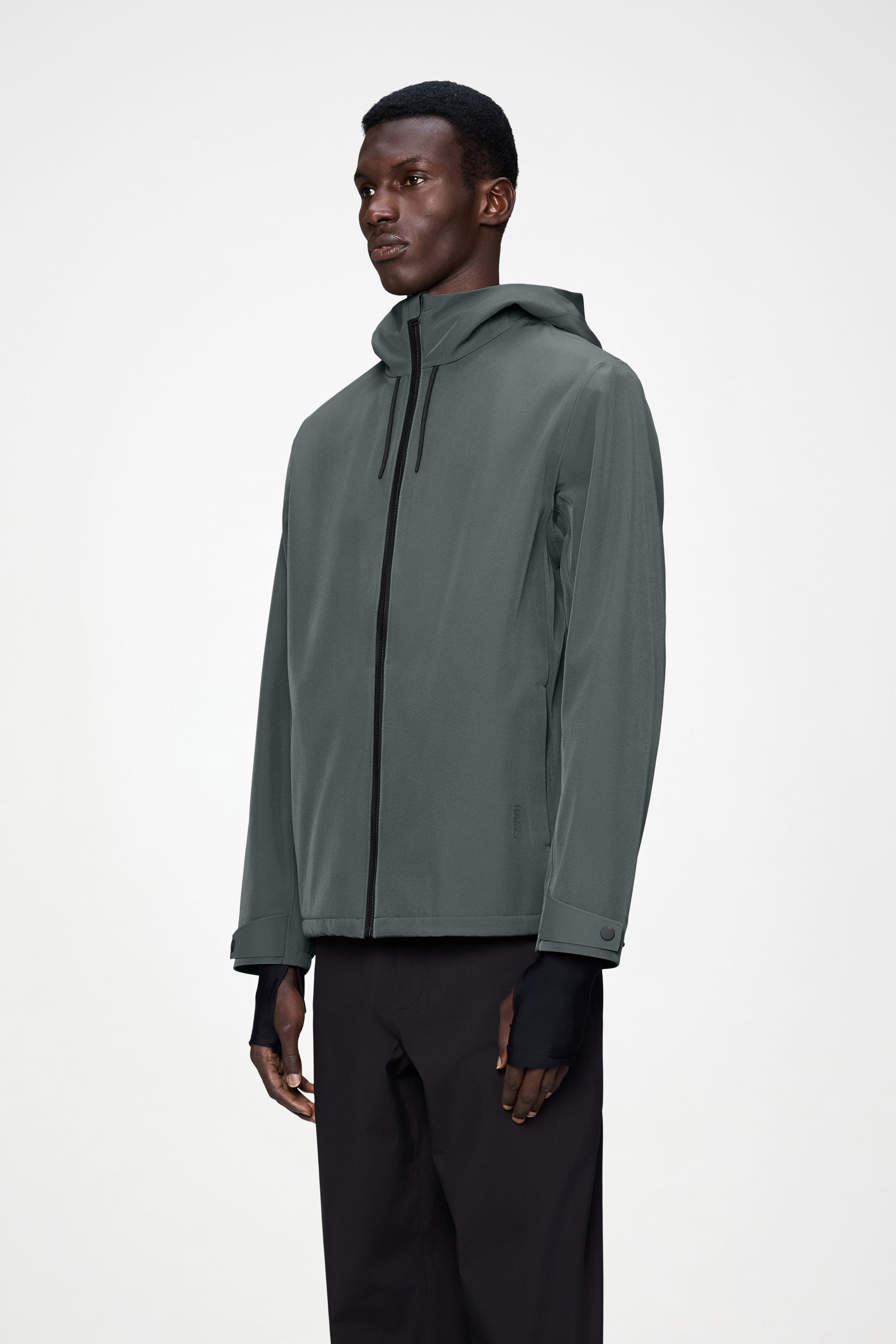 RAINS Suva Softshell Jacket Dark Grey Jacket