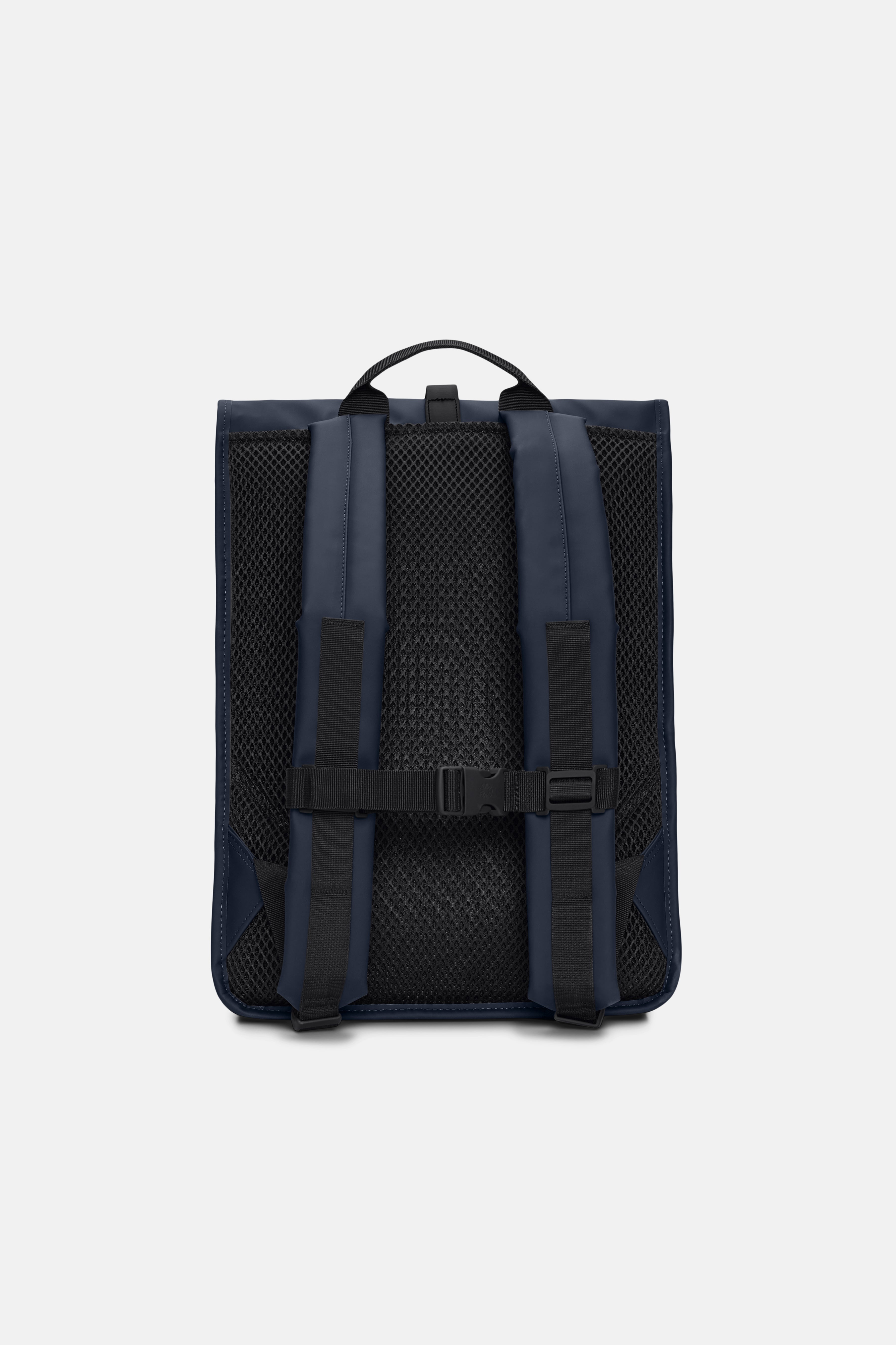 RAINS Rolltop Rucksack Navy 17L H60 x D11 x W32 cm Backpack