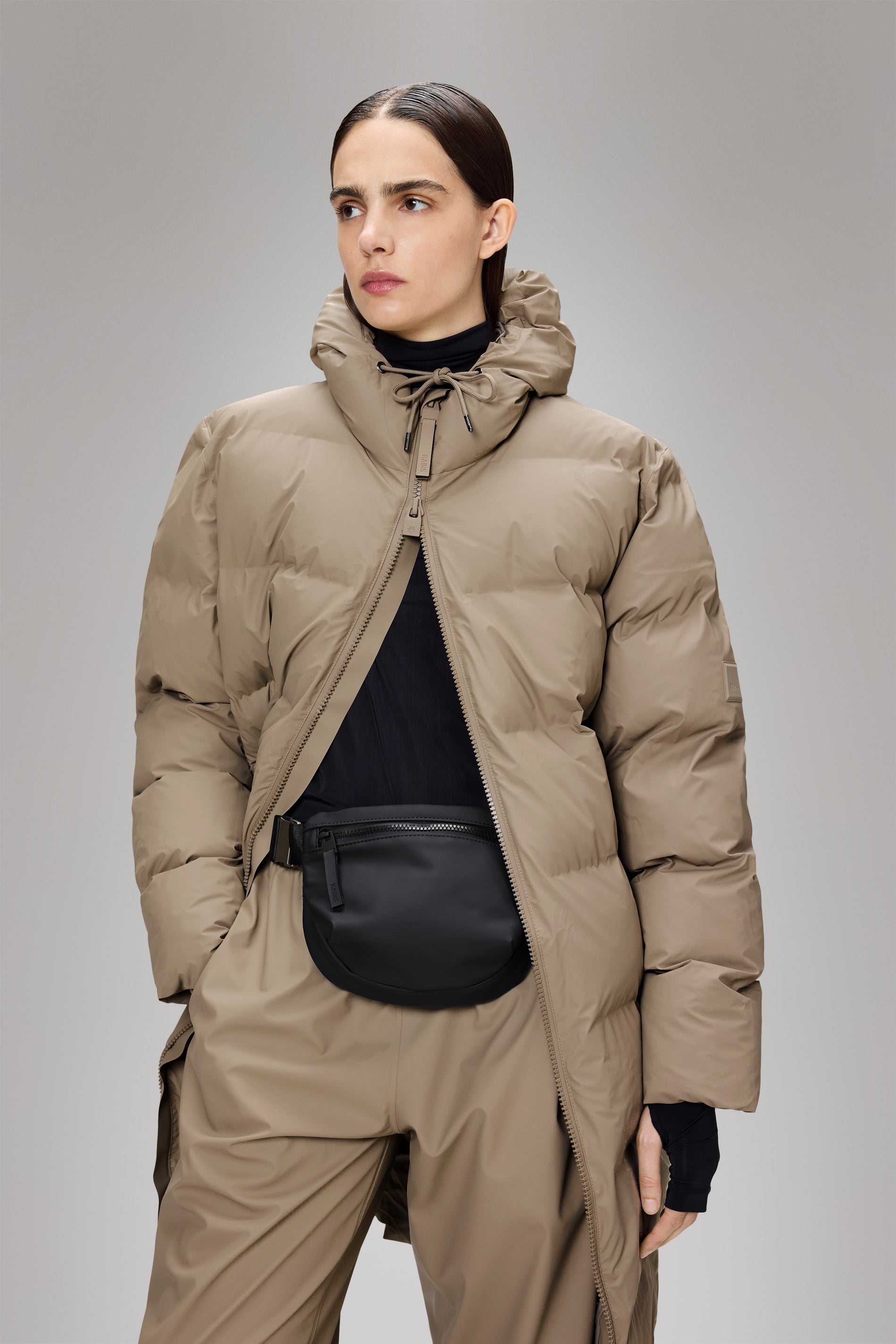 RAINS Valera Bum Bag Micro Black 1.60L H16 x D5 x W18 cm Bum bag