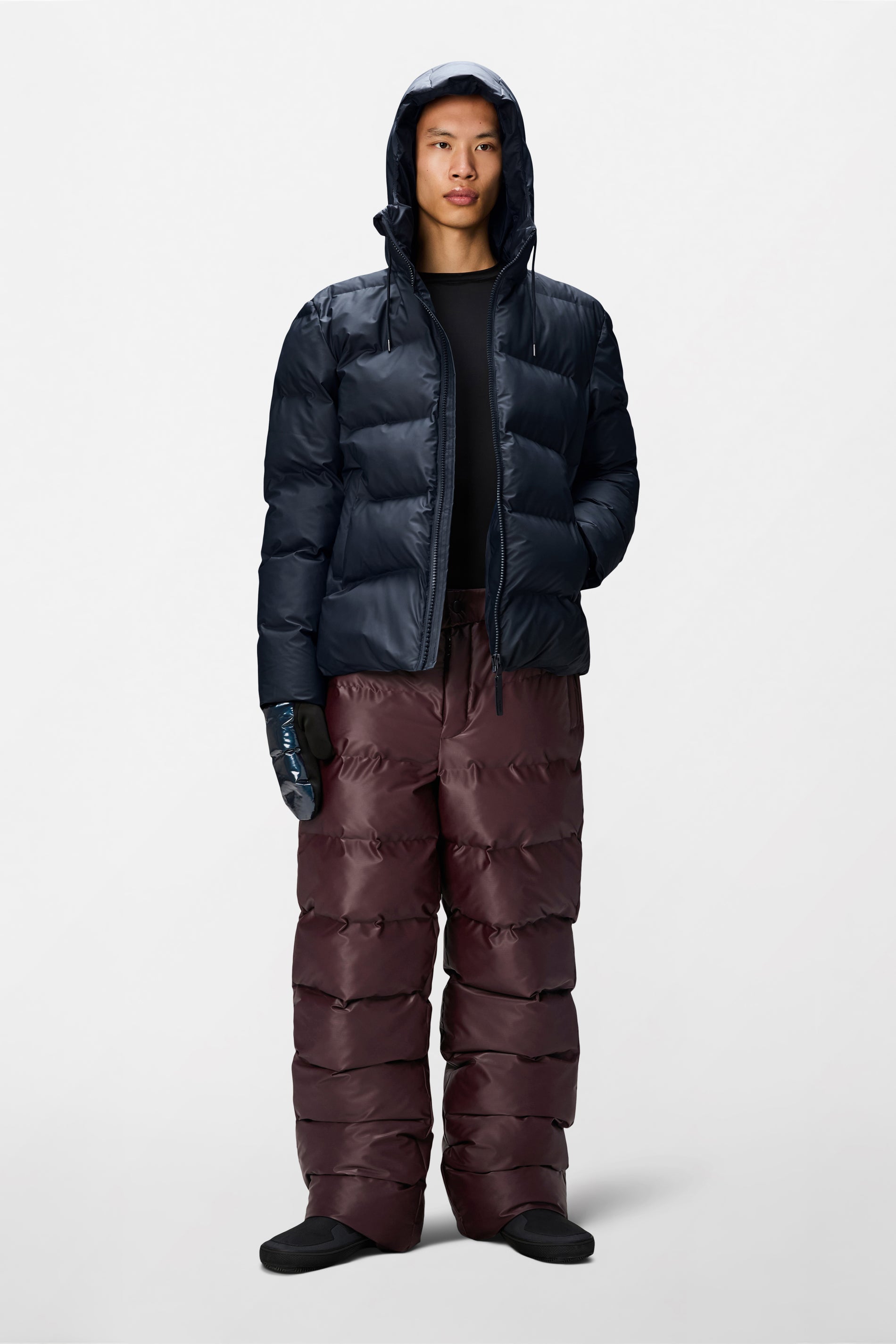 RAINS Alta Puffer Jacket Navy Jacket