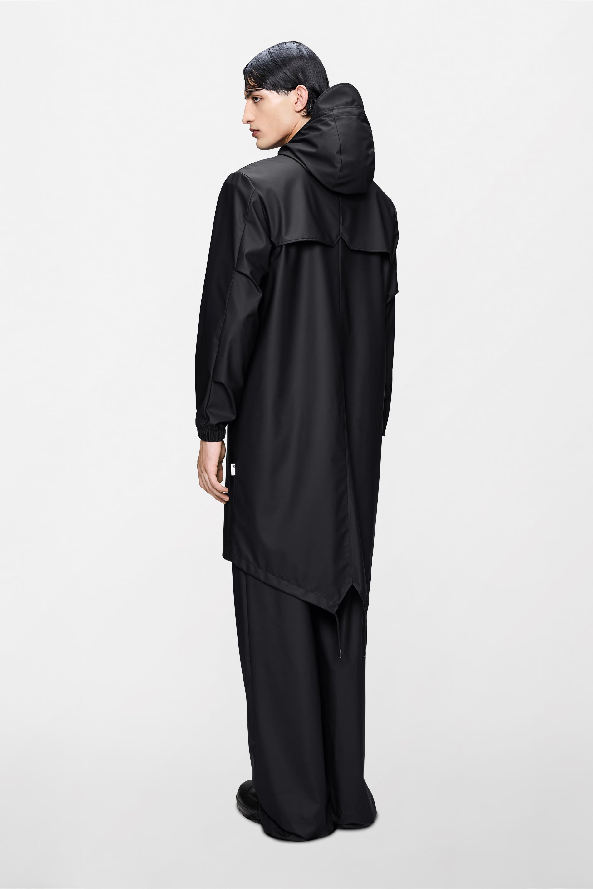 RAINS Fishtail Parka Black Jacket