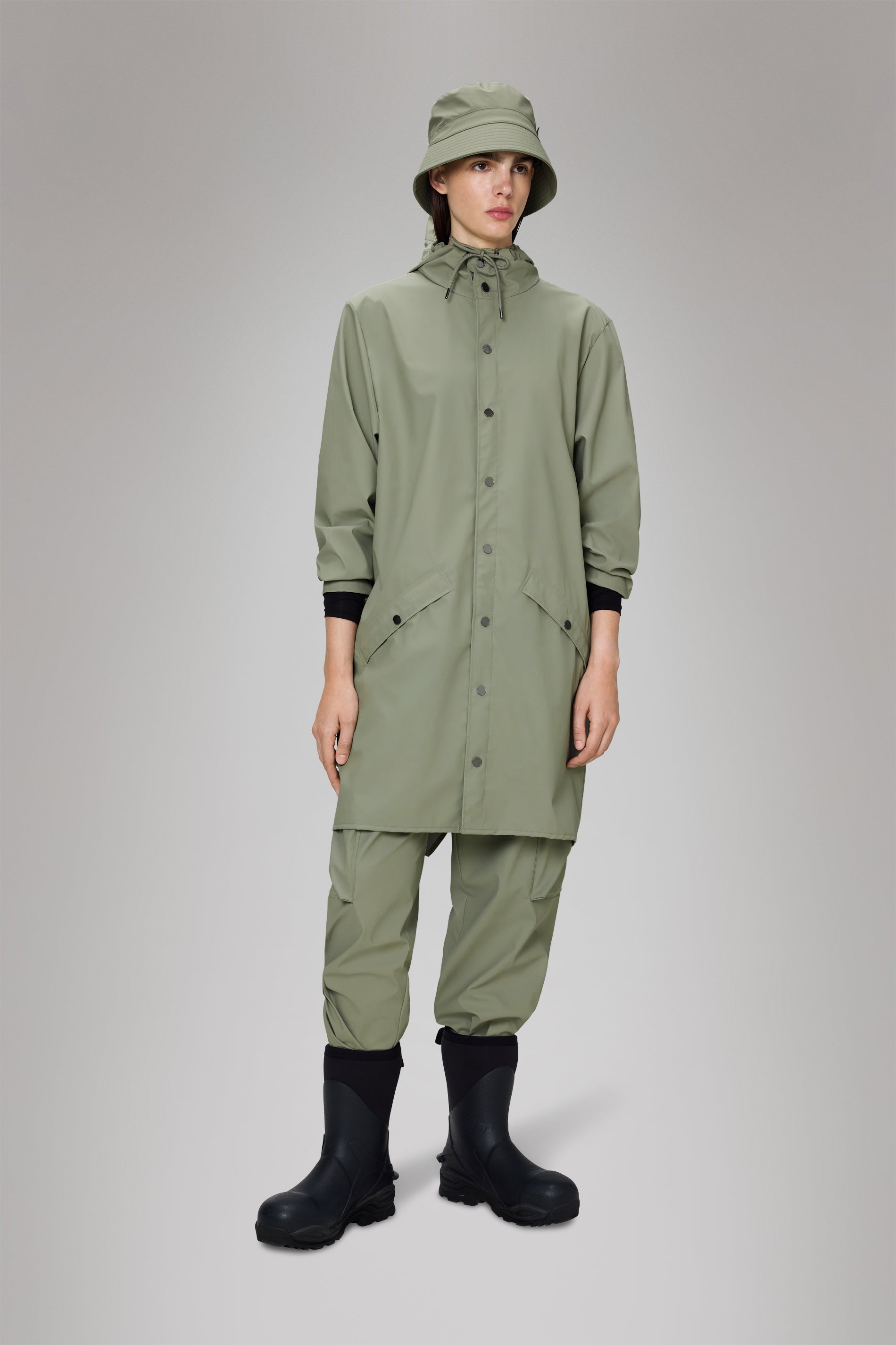 RAINS Long Jacket Drift Jacket