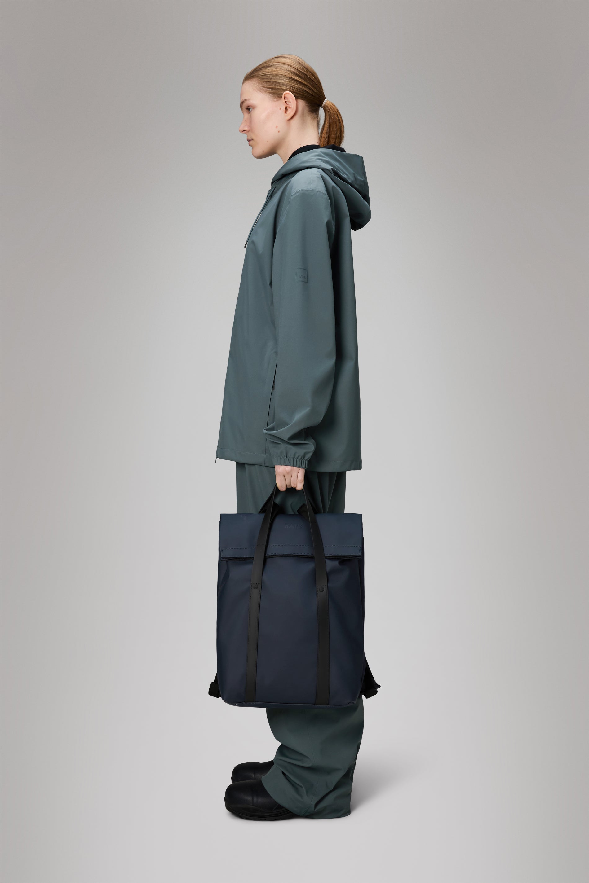 RAINS 2 Way Tote Backpack Navy 15L H58 x D12 x W33 cm Backpack