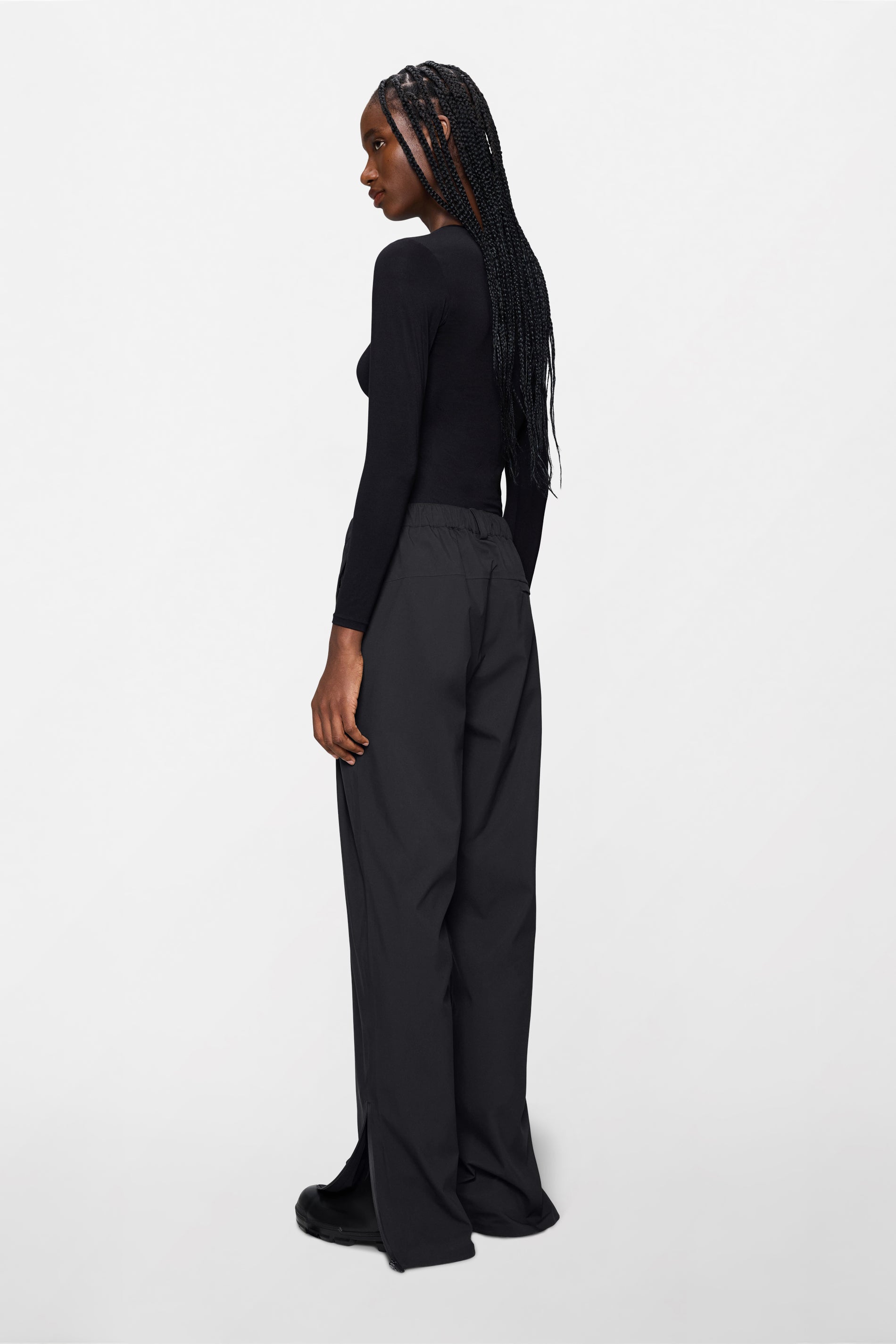 RAINS Suva Hardshell Pants Regular Black Pants