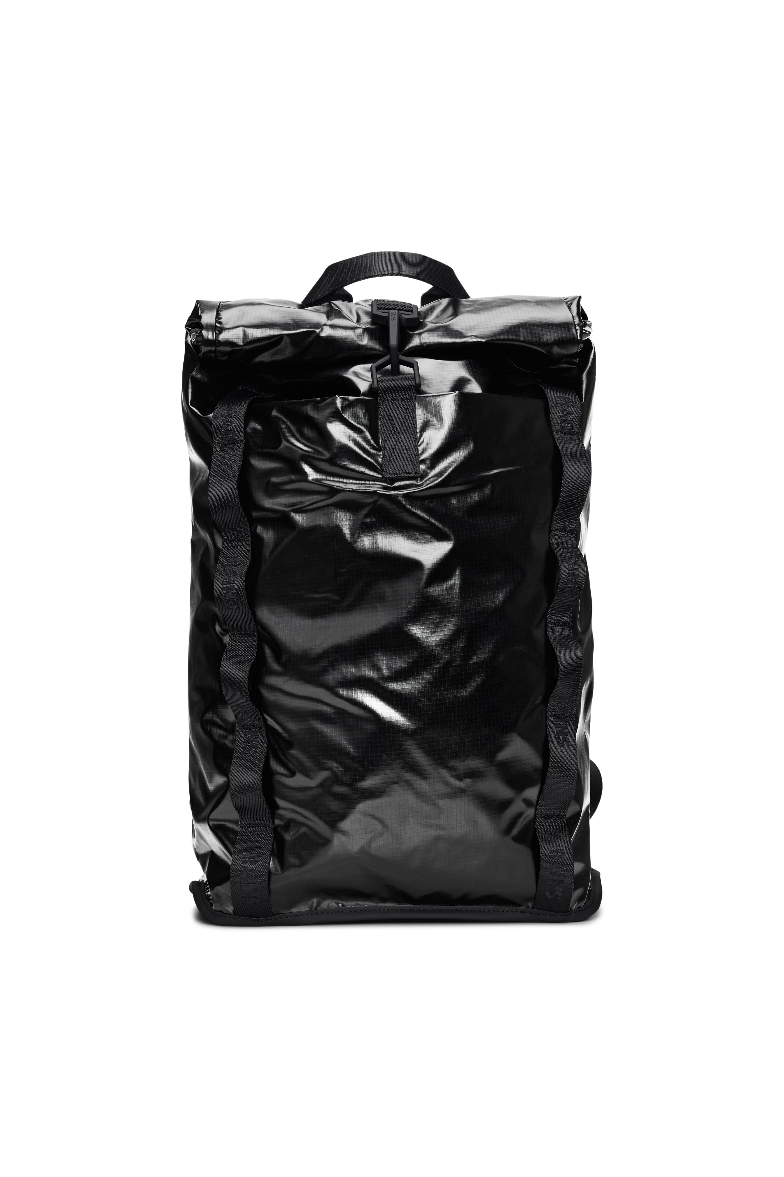 RAINS Sibu Rolltop Rucksack Black Backpack