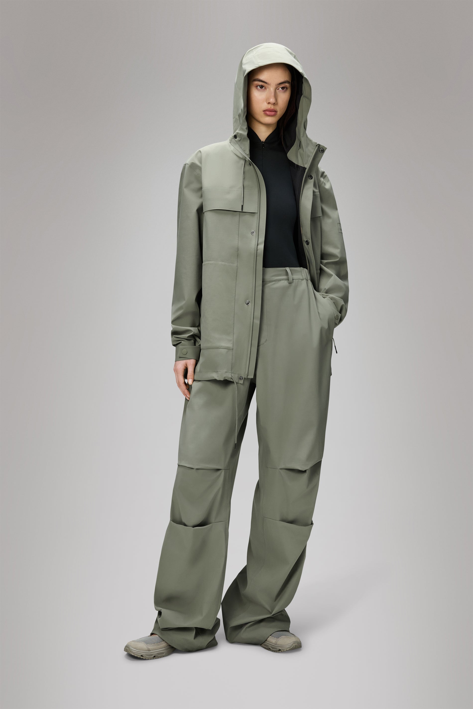RAINS Suva Hardshell Cargo Jacket Drift Jacket