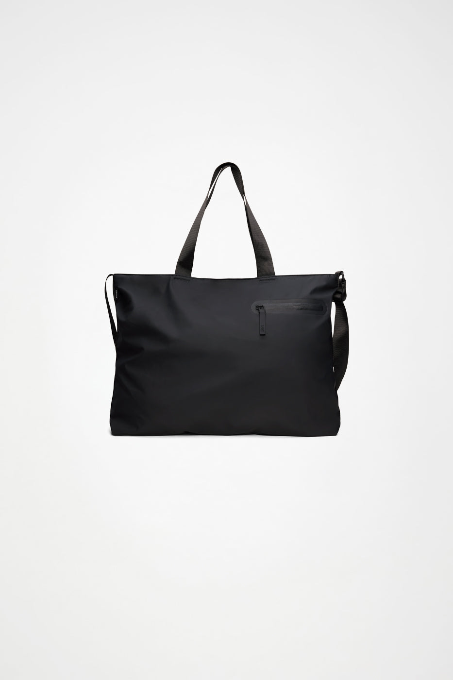 RAINS Dash Messenger Tote Bag Black Tote