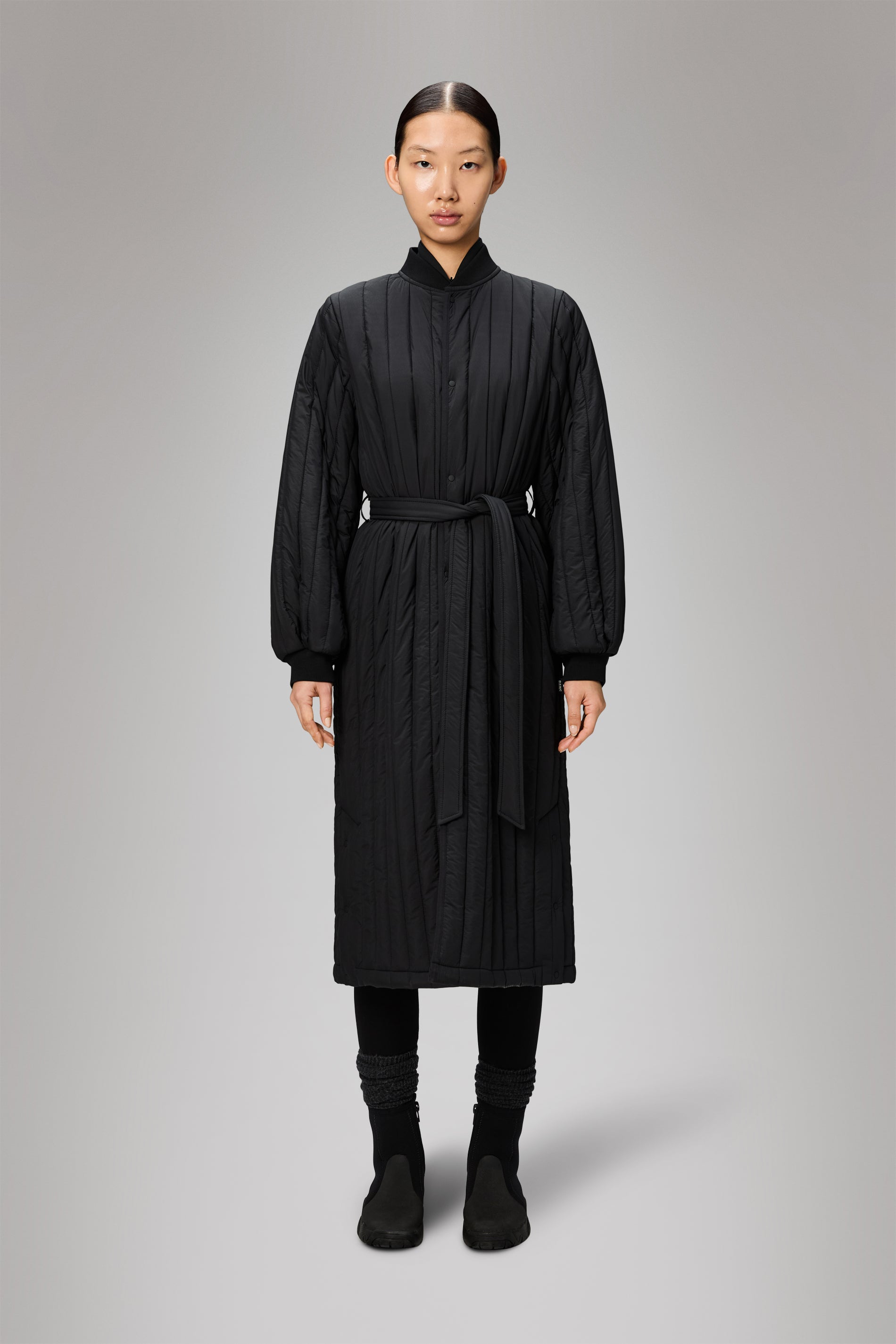 RAINS Banja Liner W Coat Black Jacket
