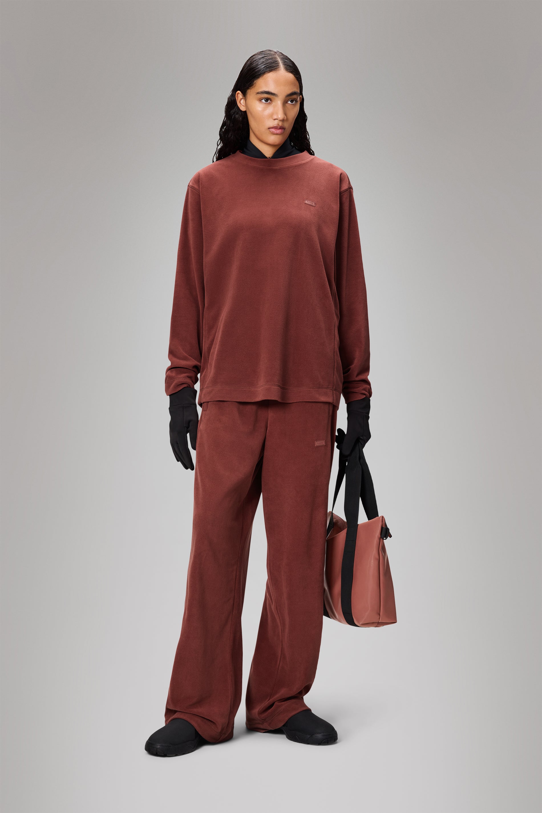 RAINS Addis Fleece Crewneck Honor Crew Neck