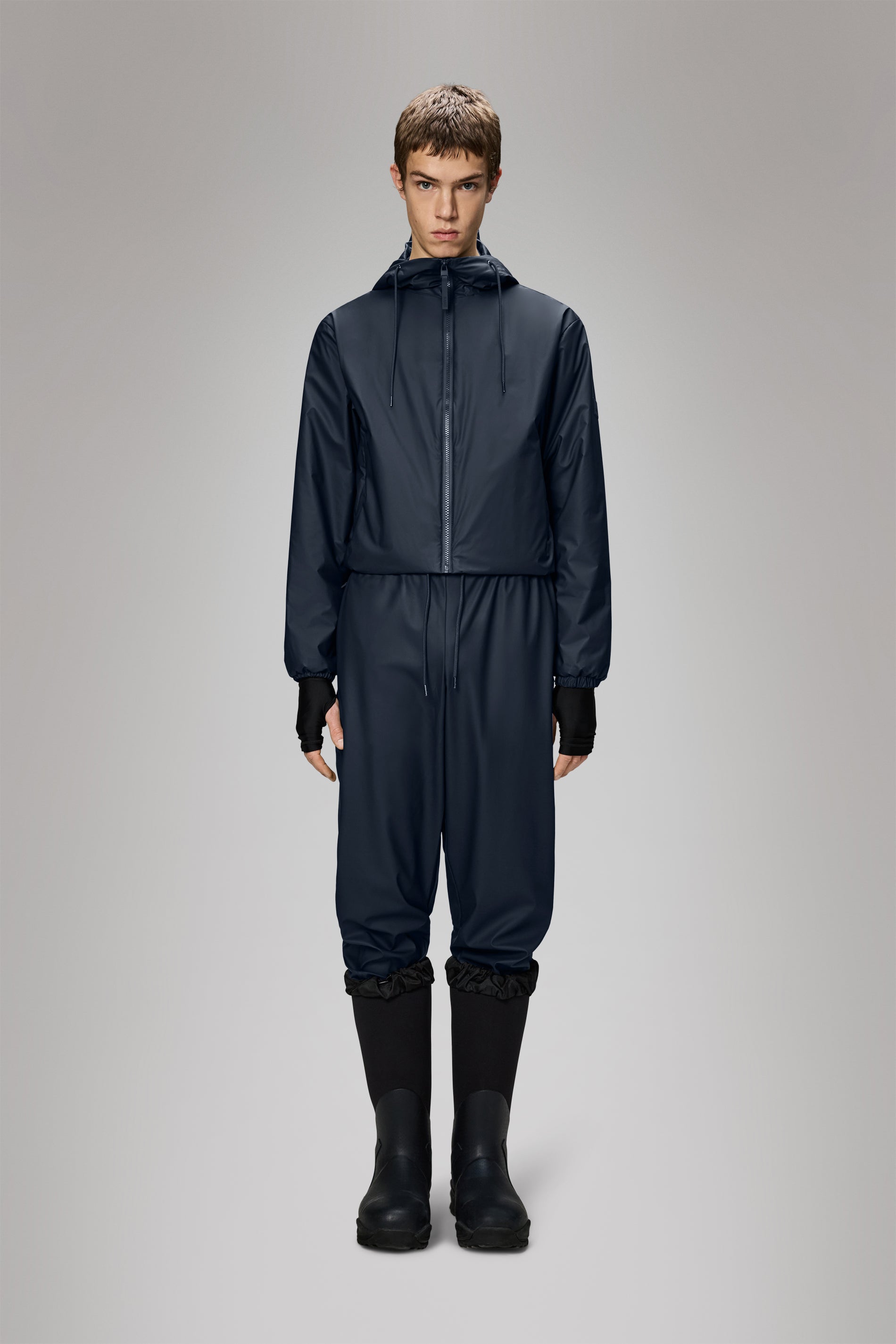 Rains Lohja Short Insulated Jacket Navy Jacket