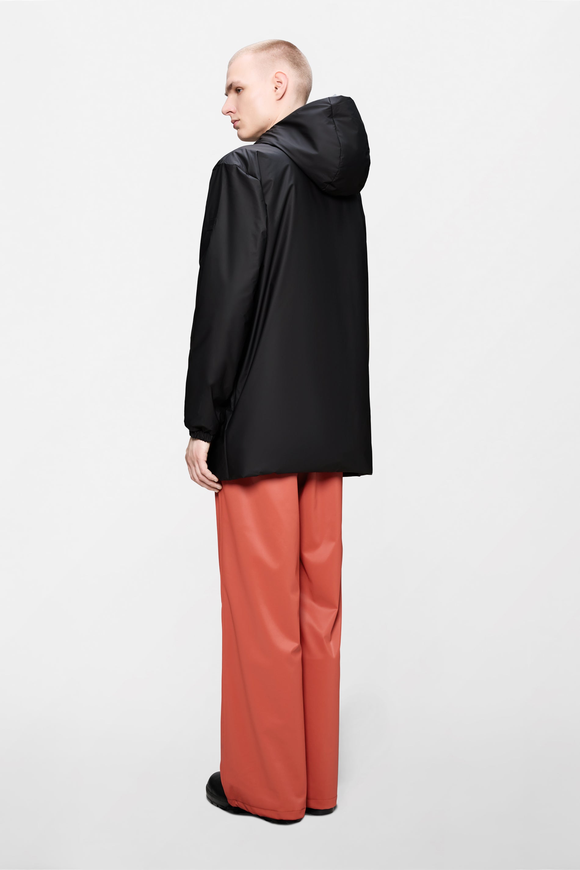 RAINS Lohja Long Insulated Jacket Black Jacket