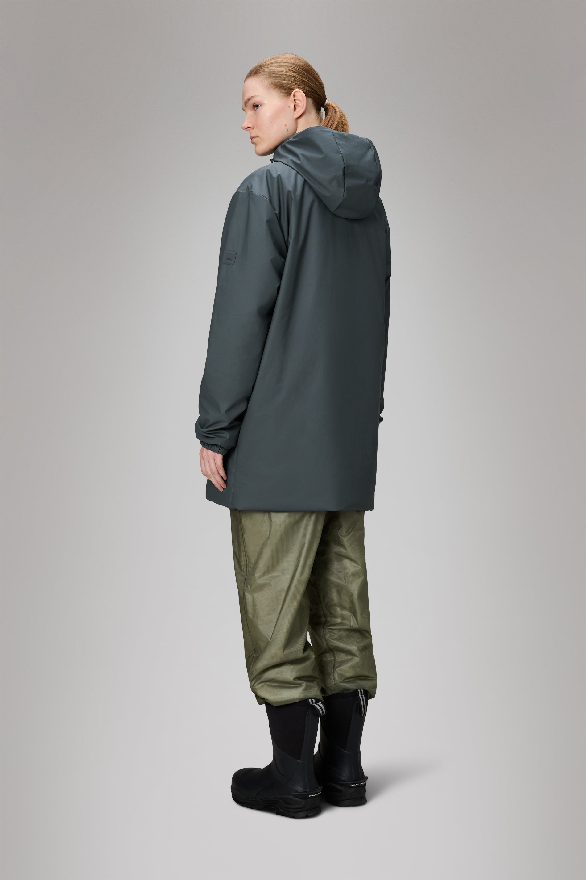 RAINS Lohja Long Insulated Jacket Lagoon Jacket