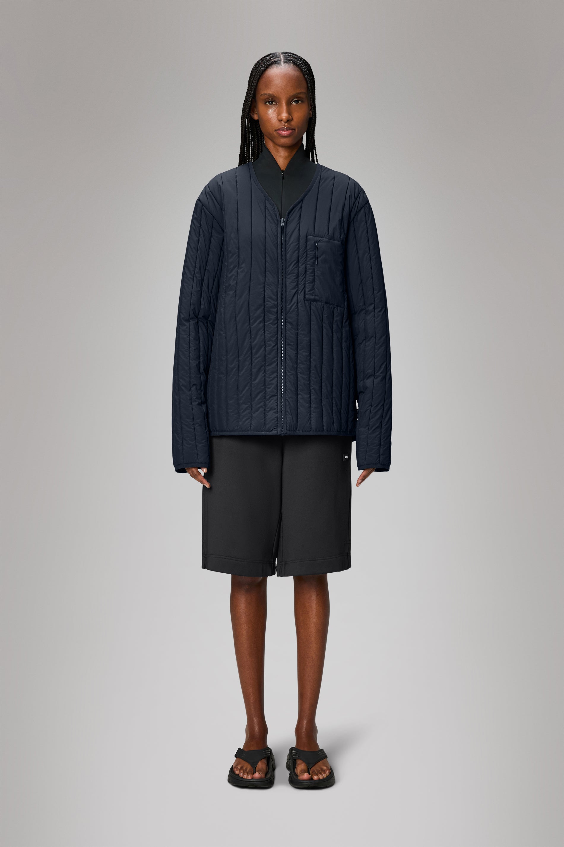 RAINS Banja Liner Jacket Navy Jacket