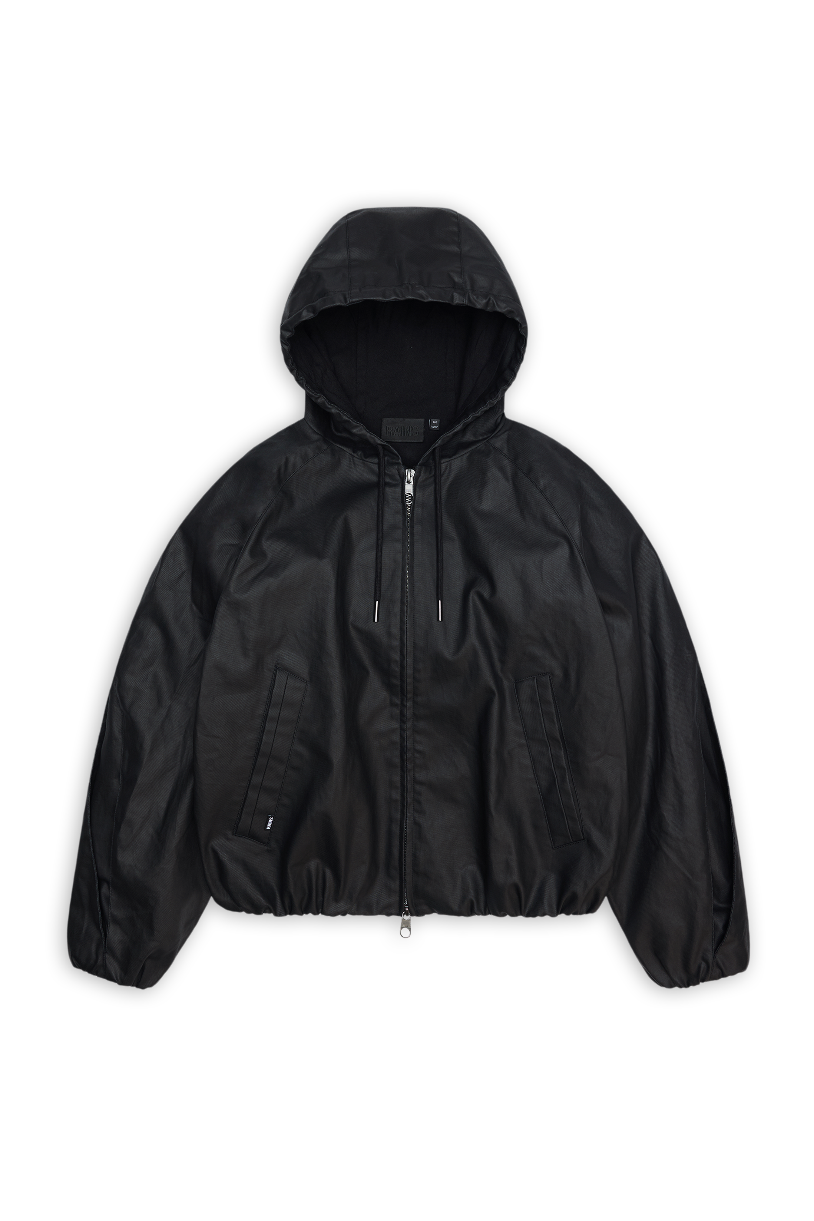 RAINS Heavy Woven Jacket Black Jacket