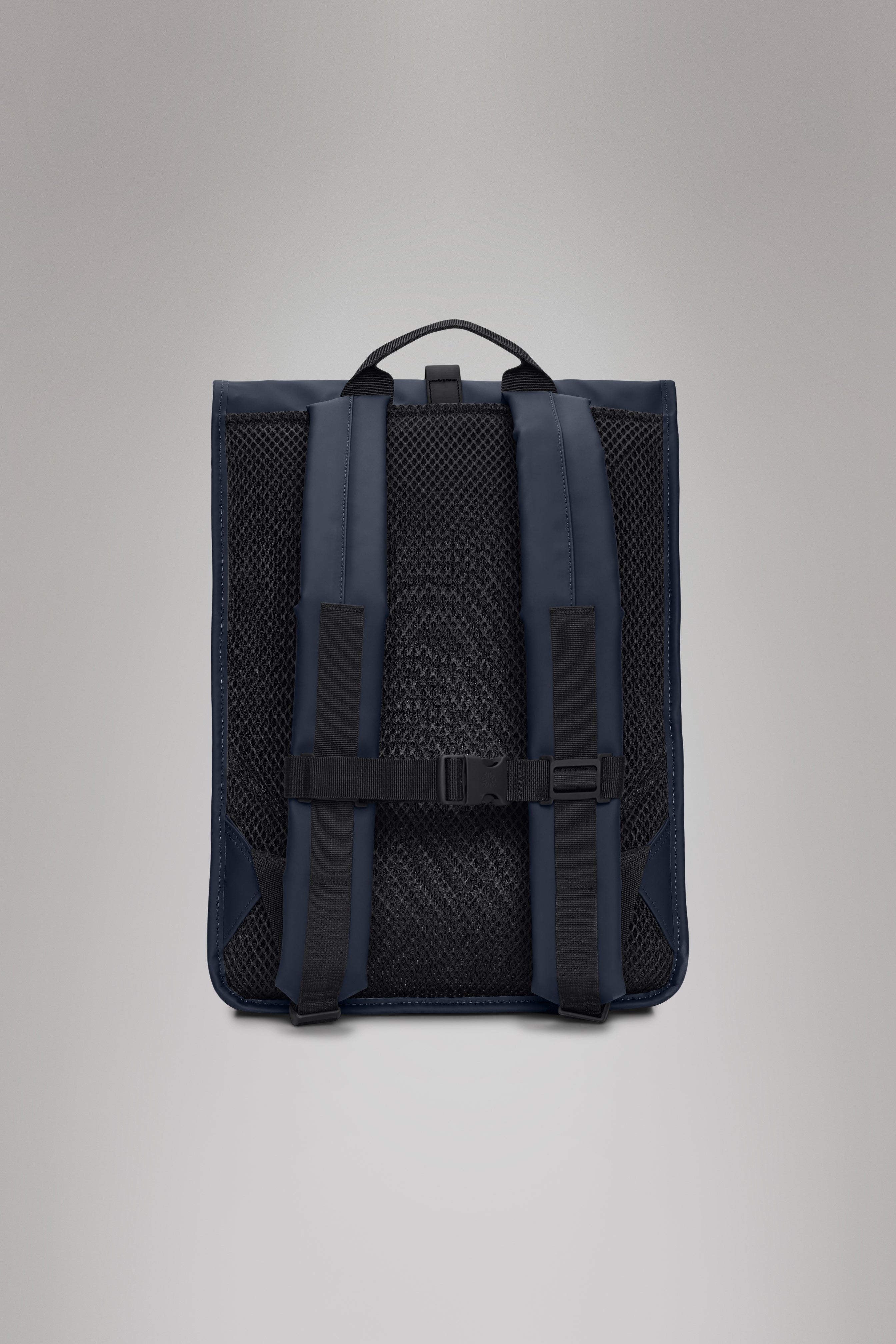 RAINS Rolltop Rucksack Navy Backpack