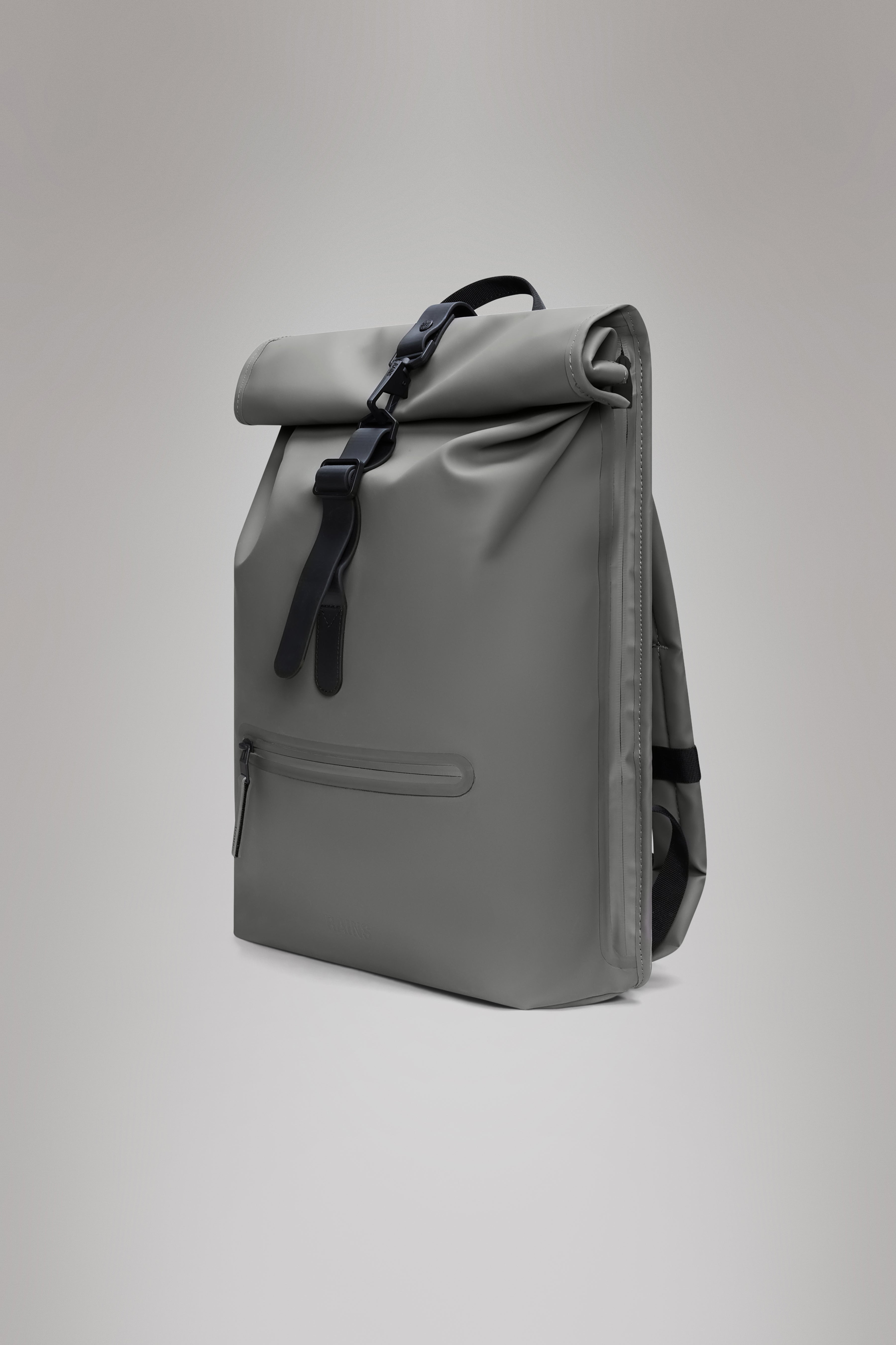 RAINS Rolltop Rucksack Grey Backpack