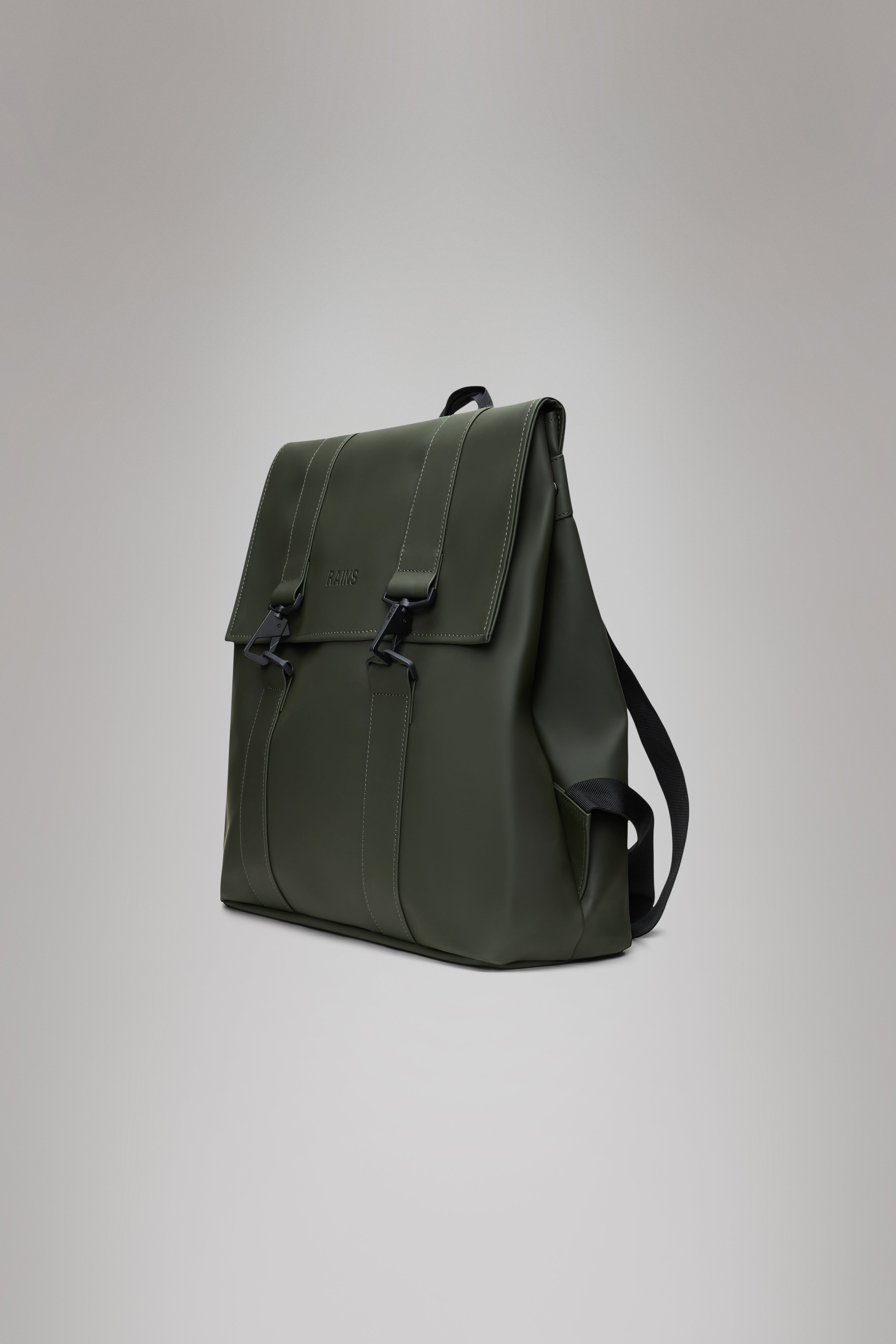 RAINS MSN Bag Green 21L H40 x D14 x W35 cm Backpack
