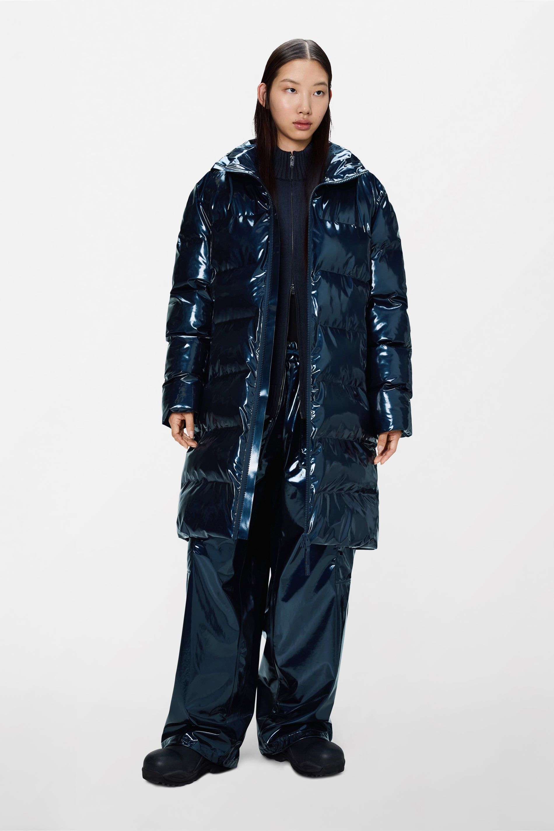 RAINS Alta Longer Puffer Jacket Spill Jacket