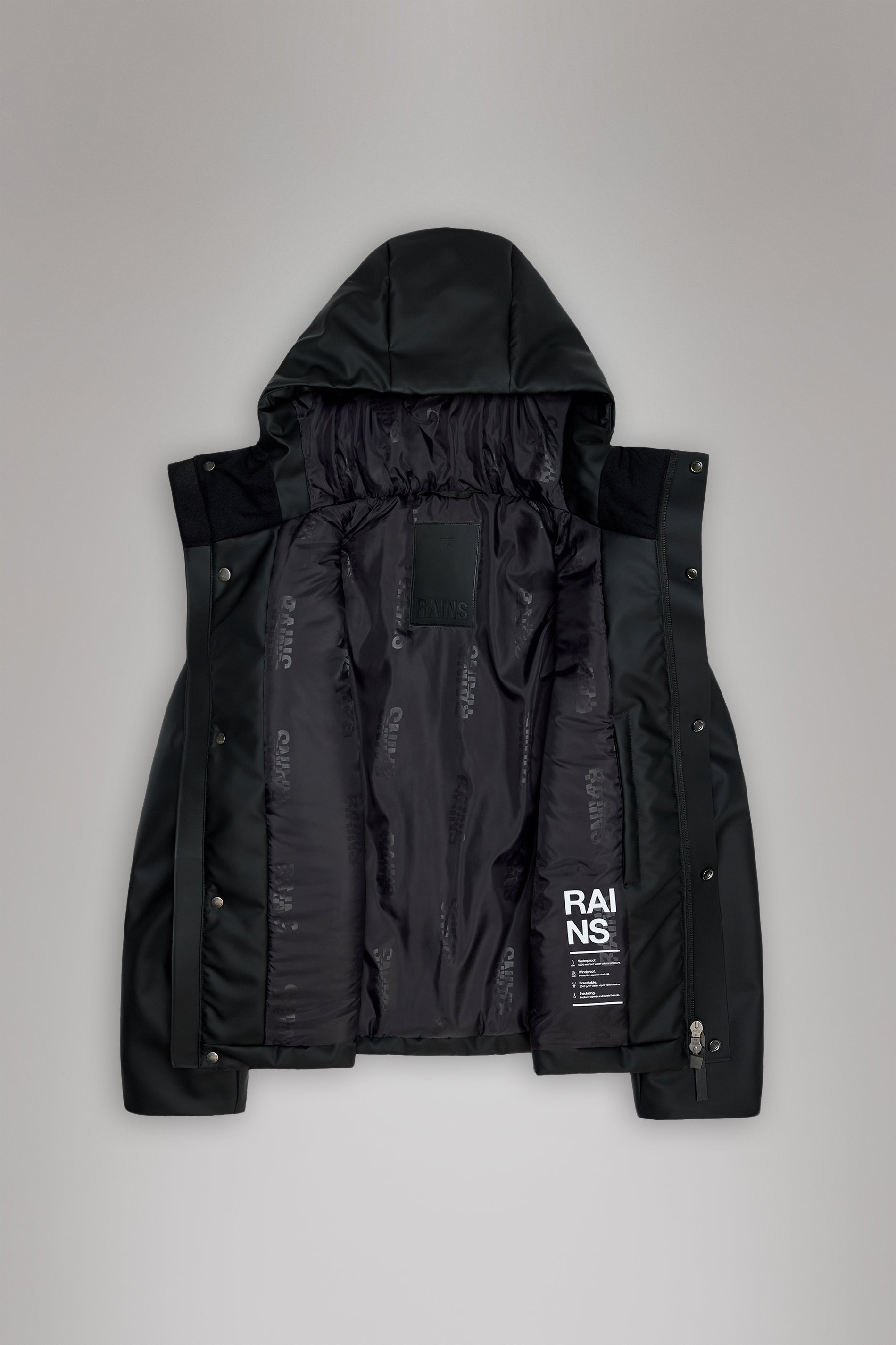 RAINS Nome Short W Parka Beige Jacket