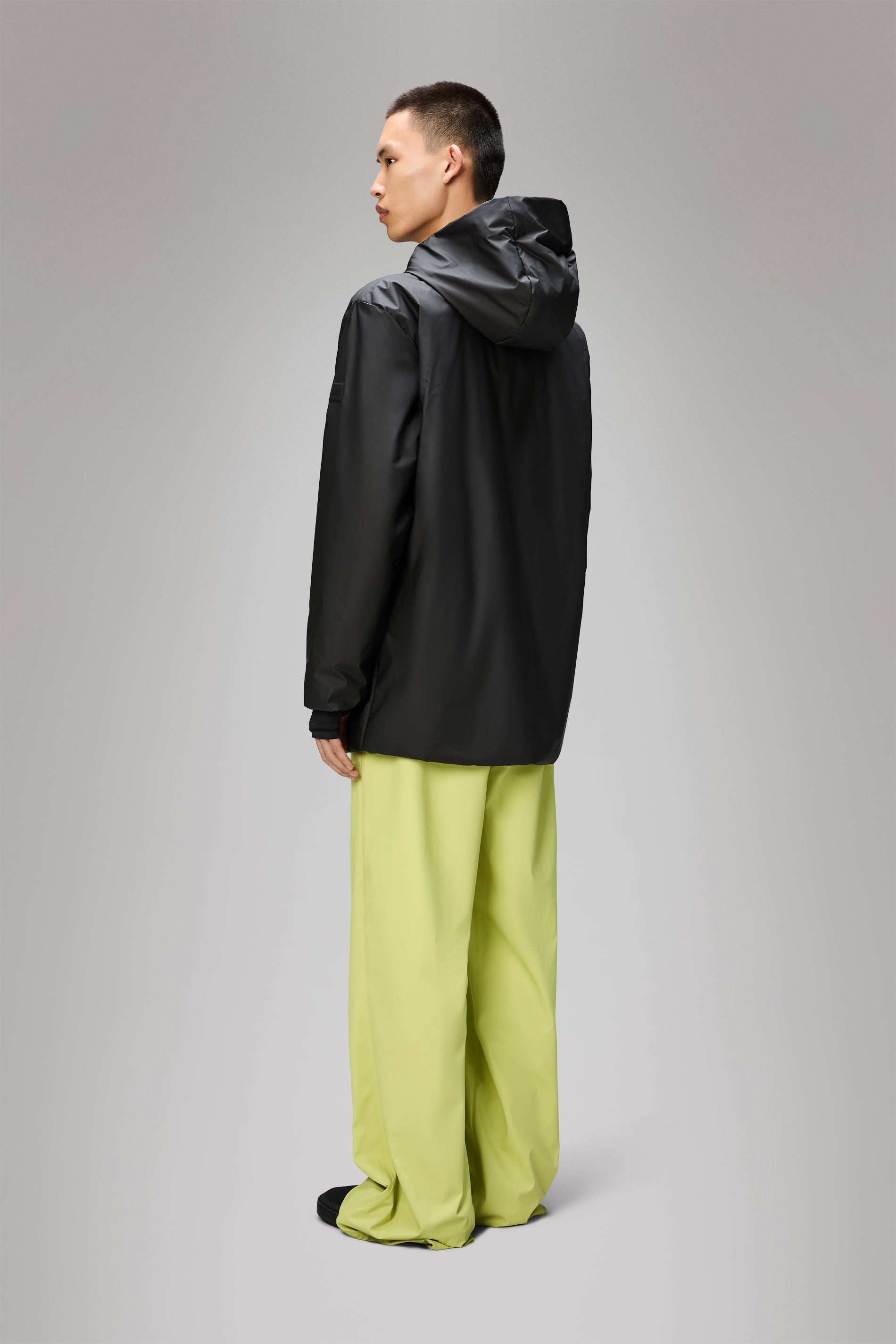 RAINS Lohja Long Insulated Jacket Black Jacket