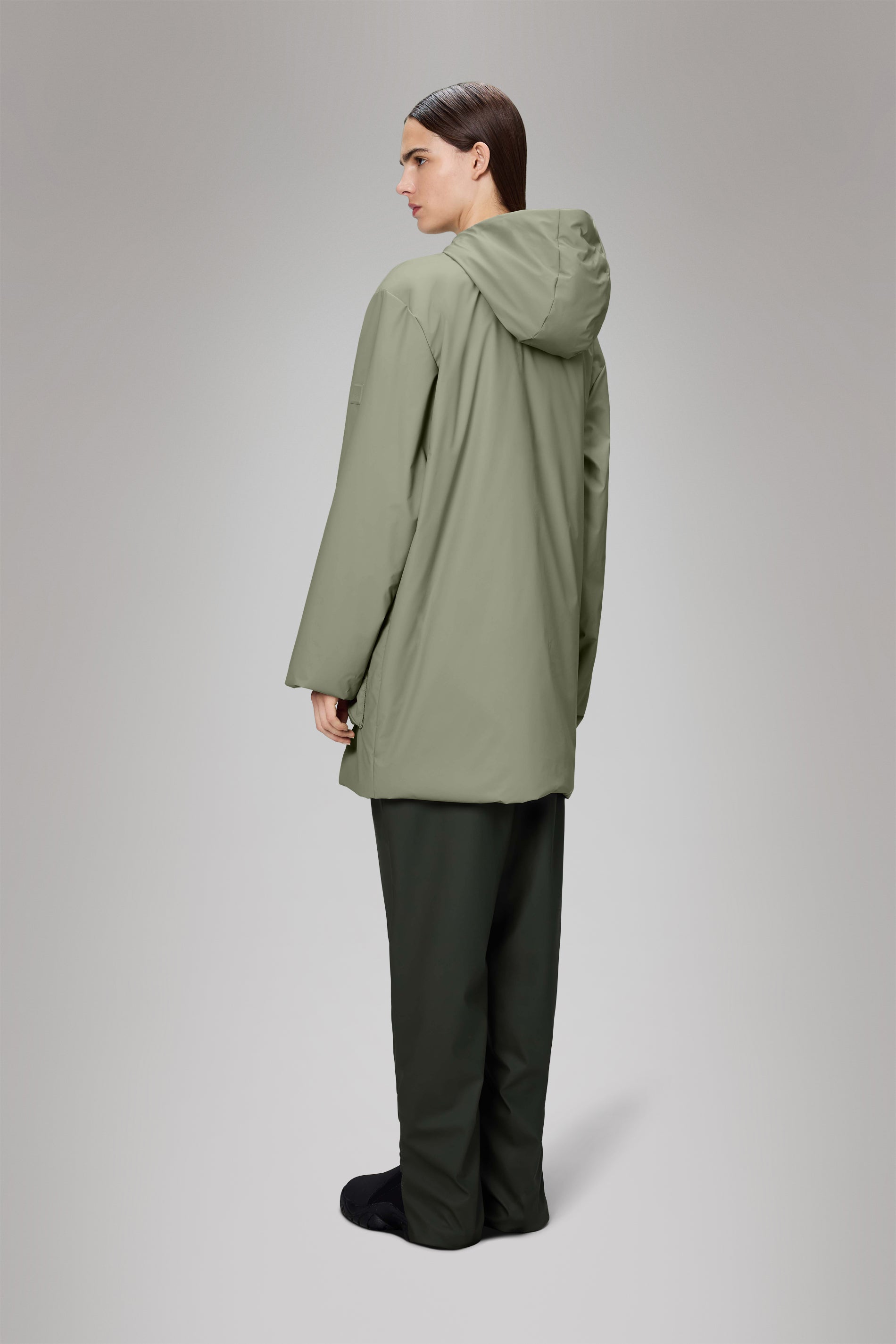 Rains Lohja Long Insulated Cargo Jacket Drift Jacket