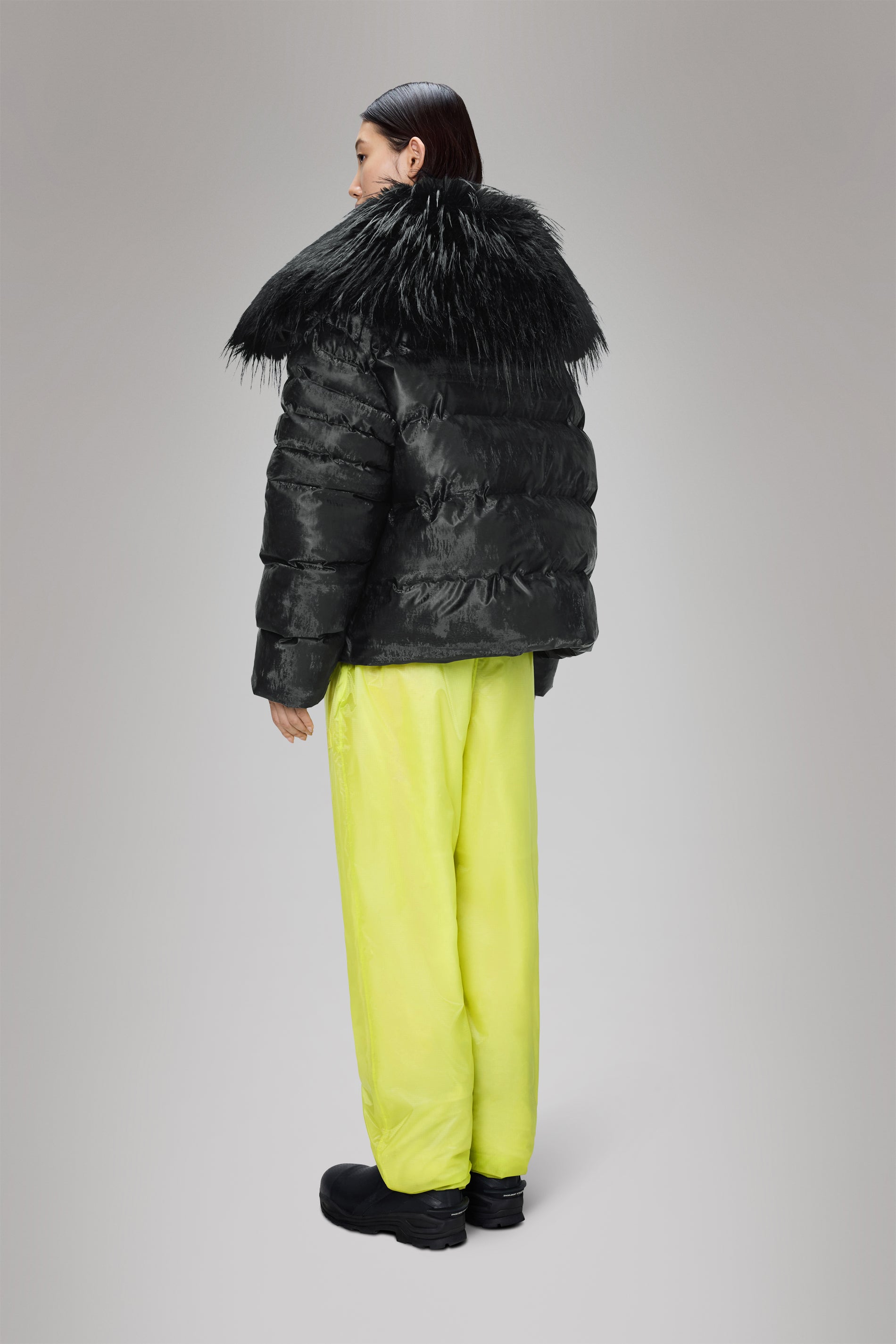 Rains Alta Vision Fleece Jacket Coal Jacket