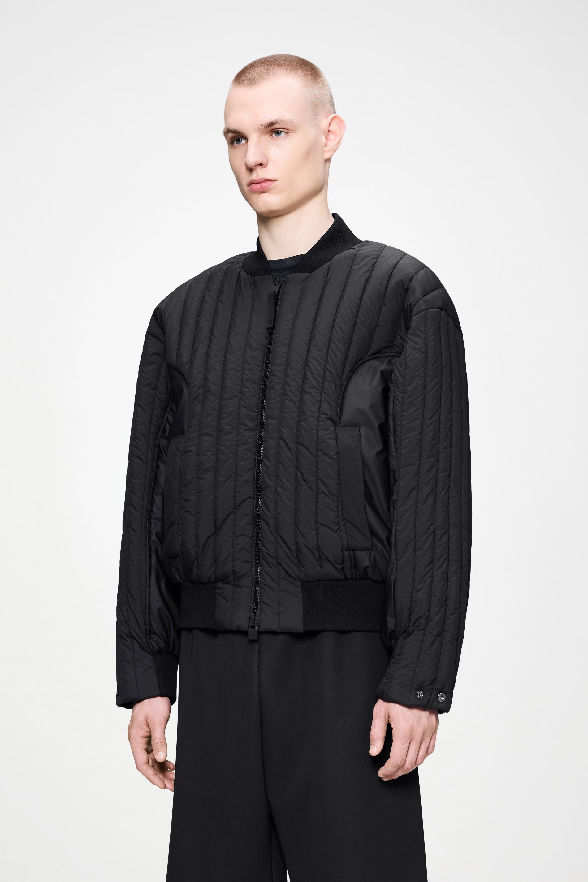 RAINS Koya Vision Bomber Jacket Black Jacket
