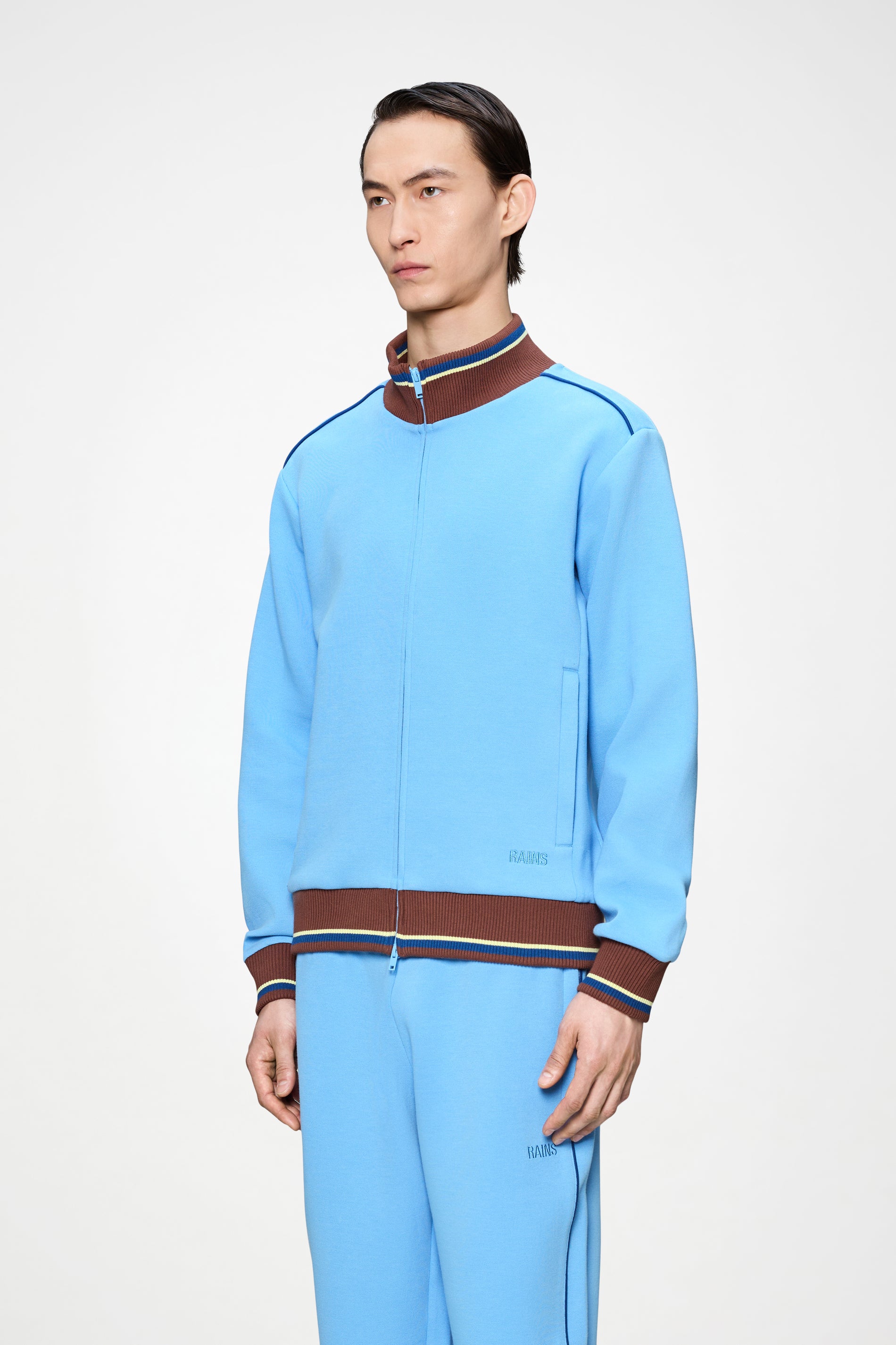 RAINS Downtime Track Top Melt Jacket