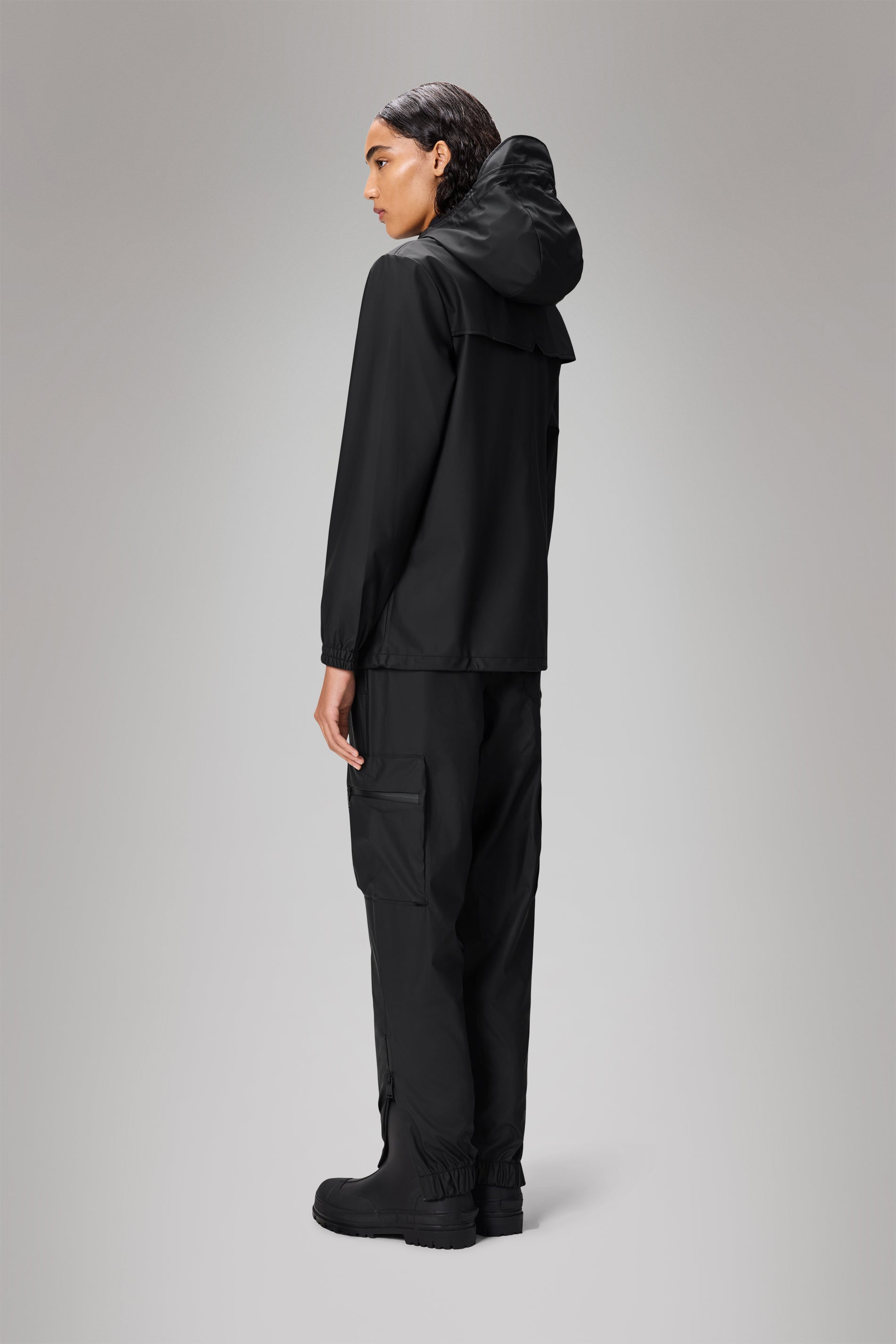 RAINS Storm Breaker Black Jacket