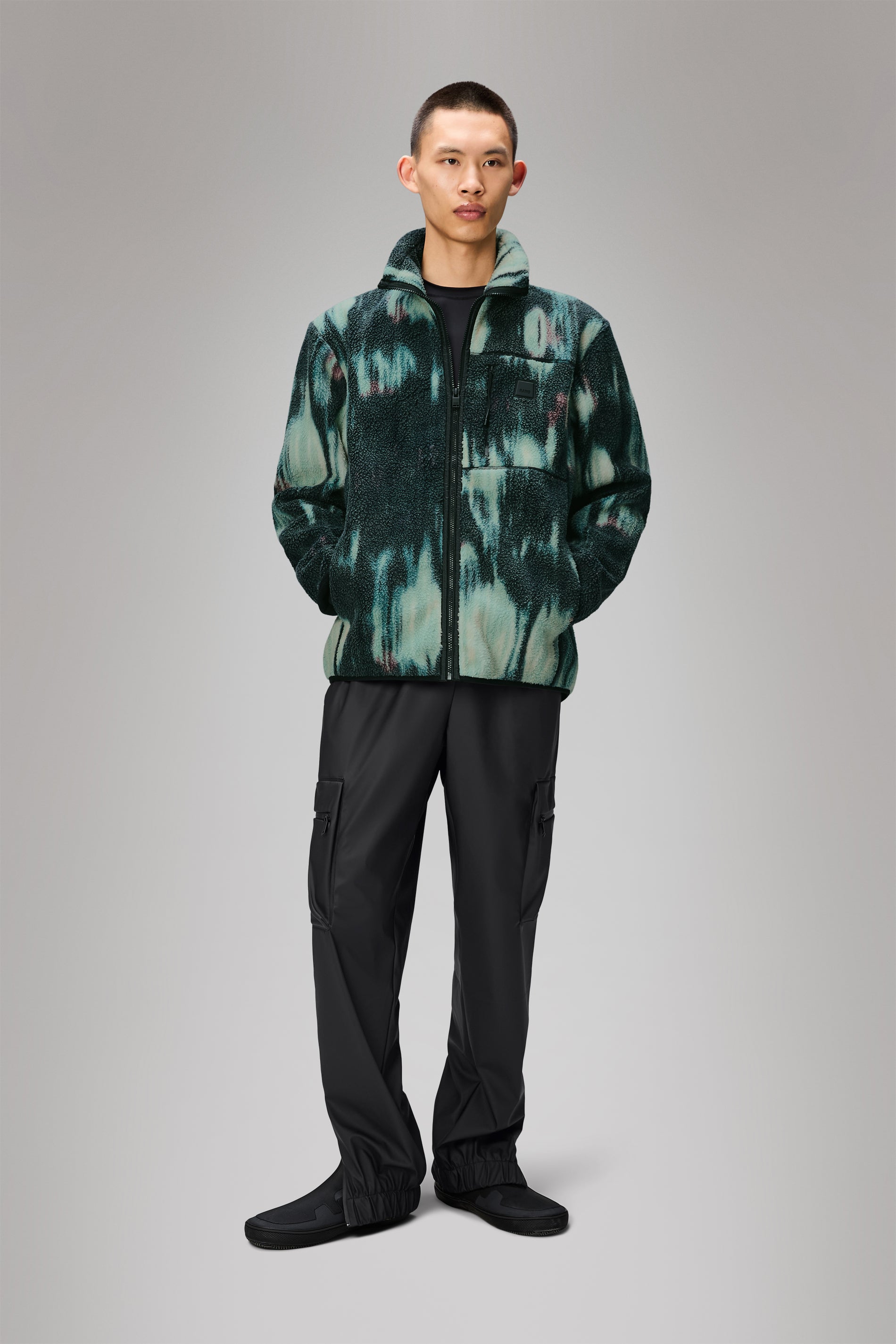 Rains Yermo Fleece Jacket Blur Jacket