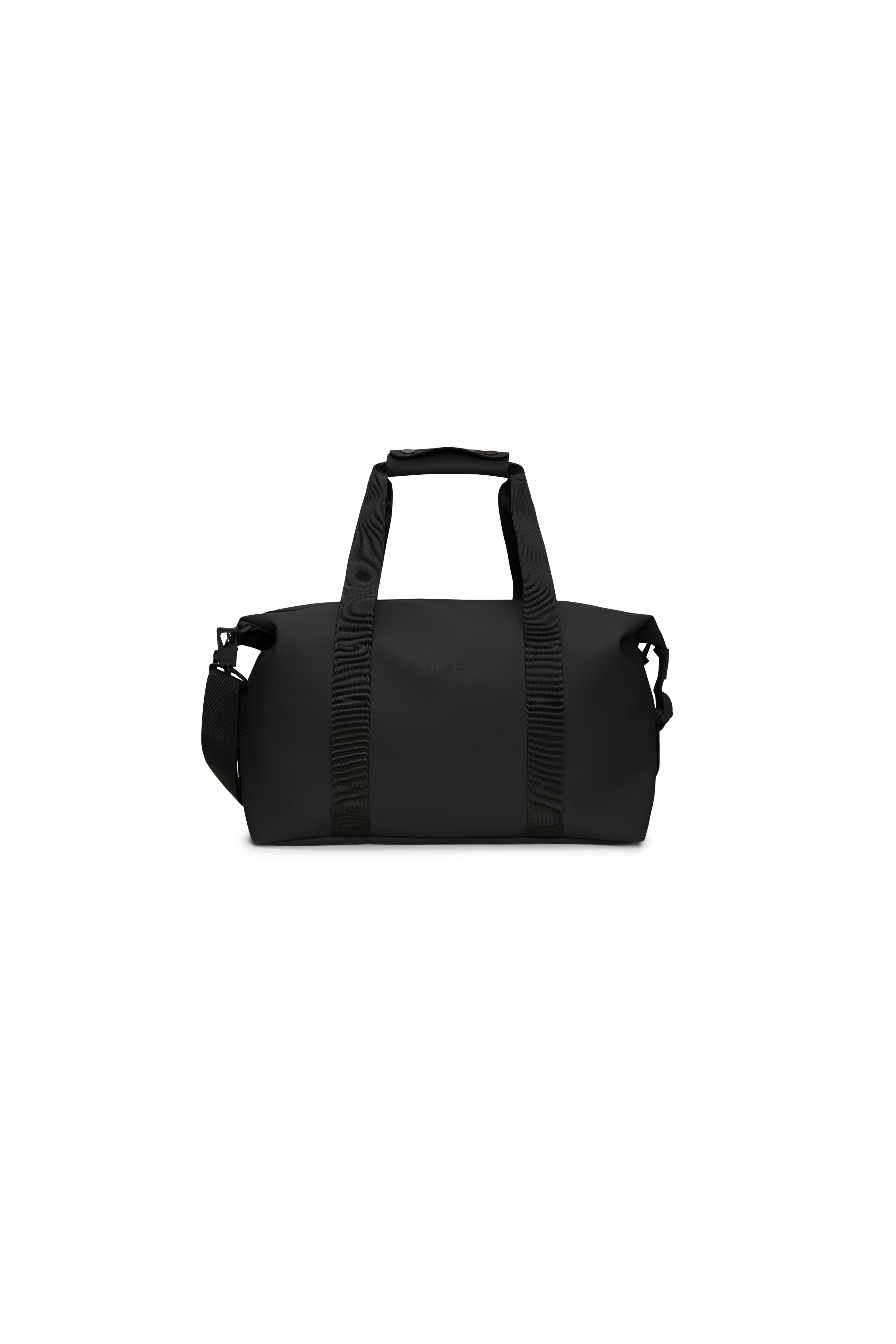RAINS Hilo Weekend Bag Small Black 18L H26 x D20 x W40 cm Weekender