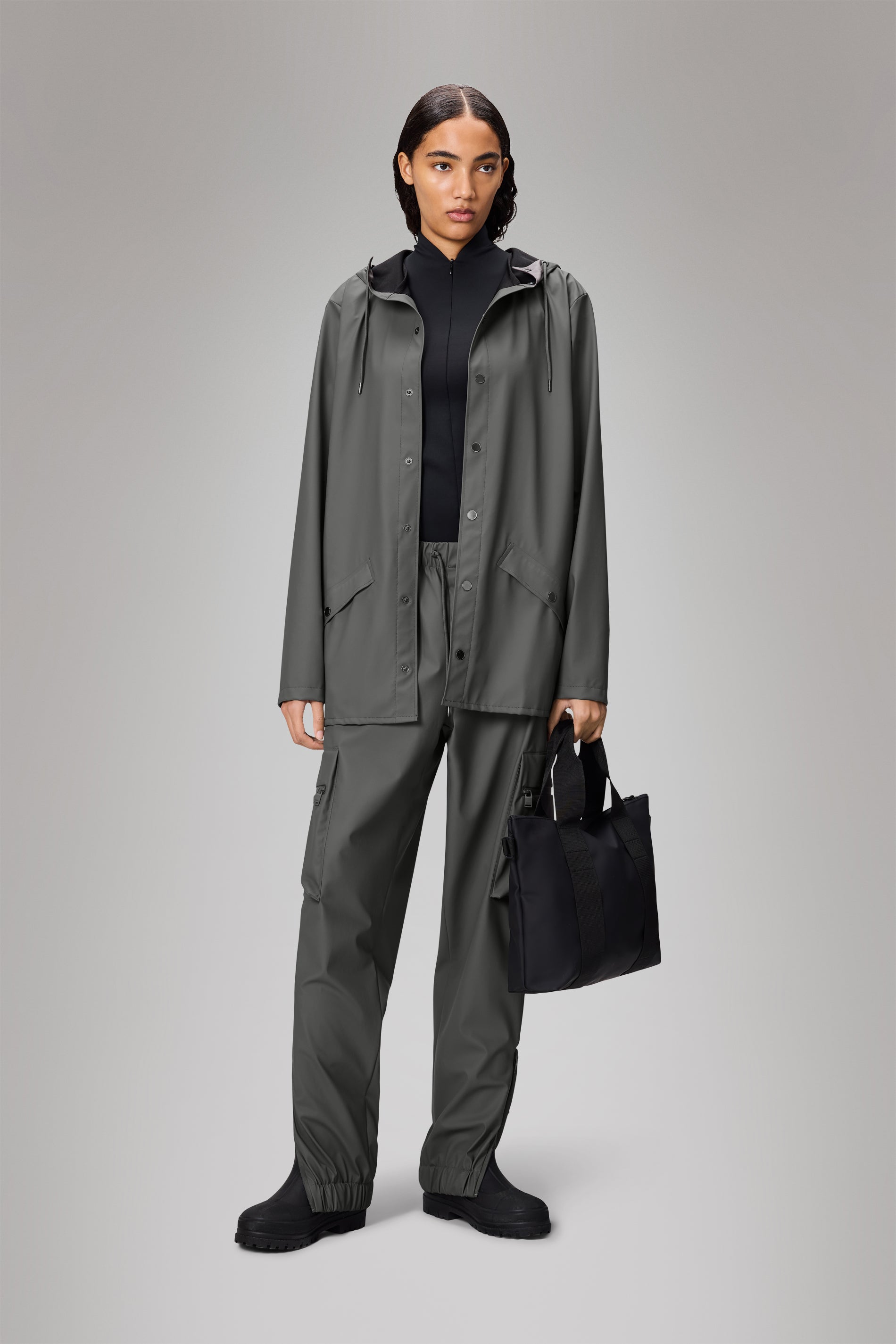 RAINS Jacket Grey Jacket