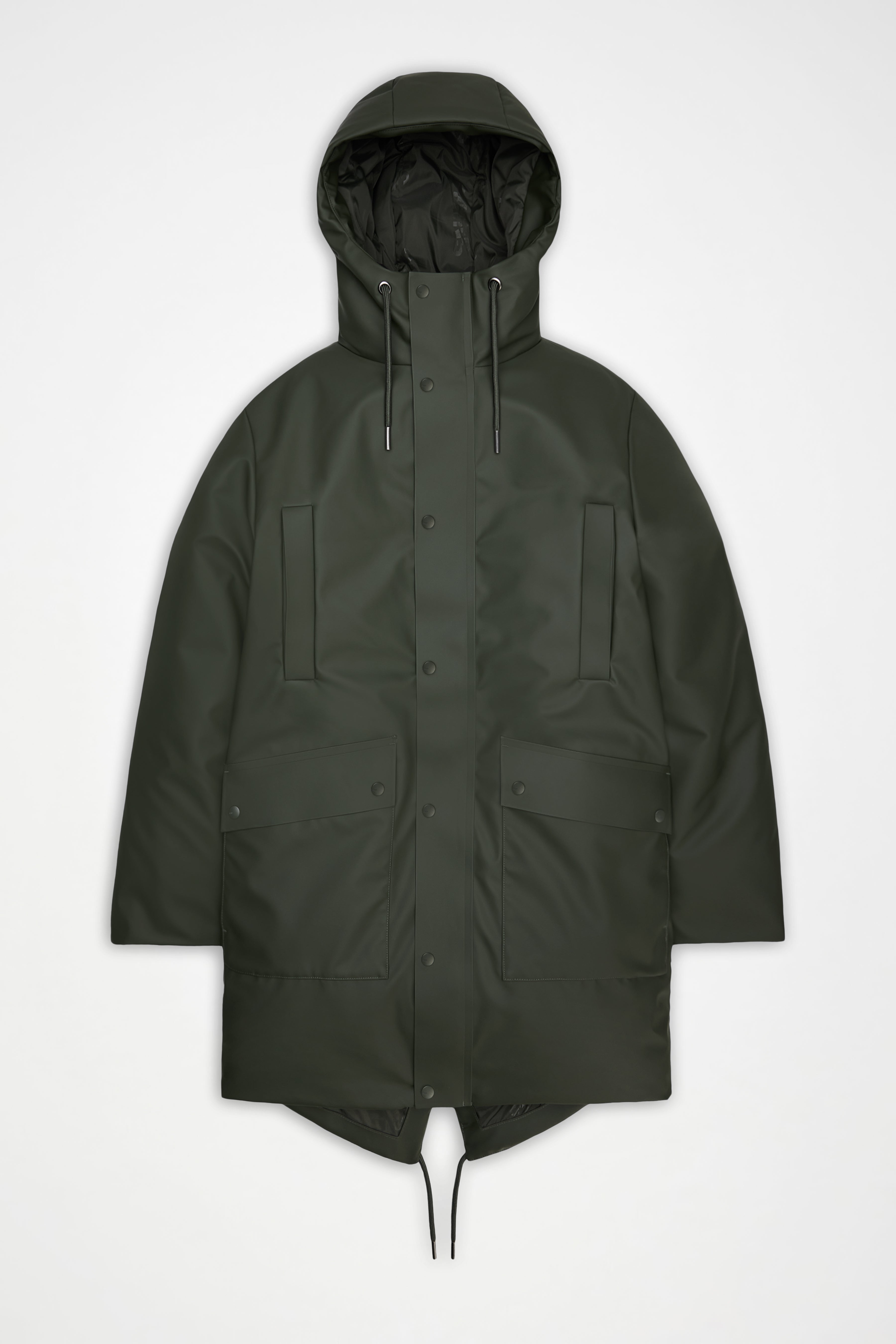 RAINS Nome Long Parka Green Jacket
