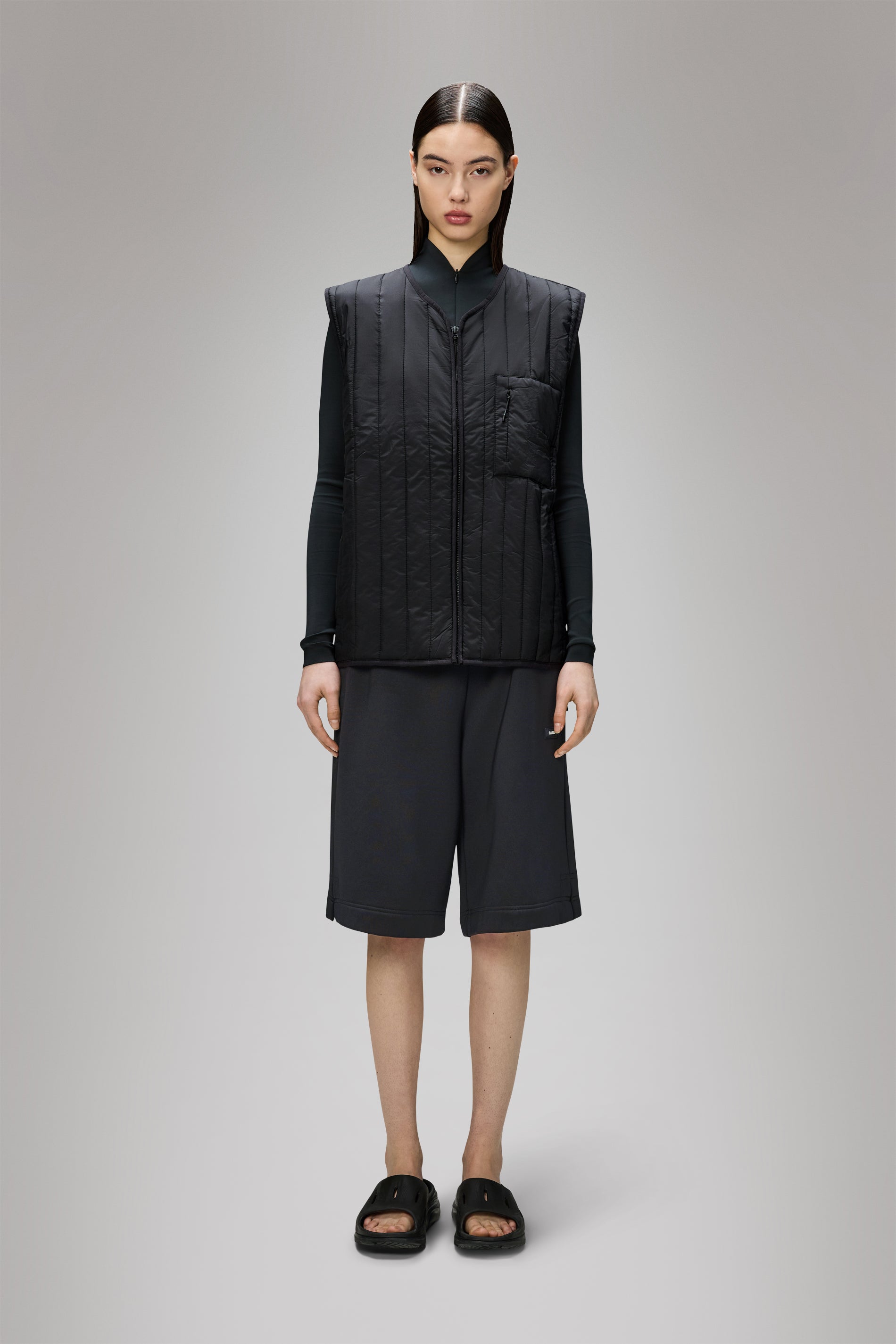 RAINS Banja Liner Vest Black Vest