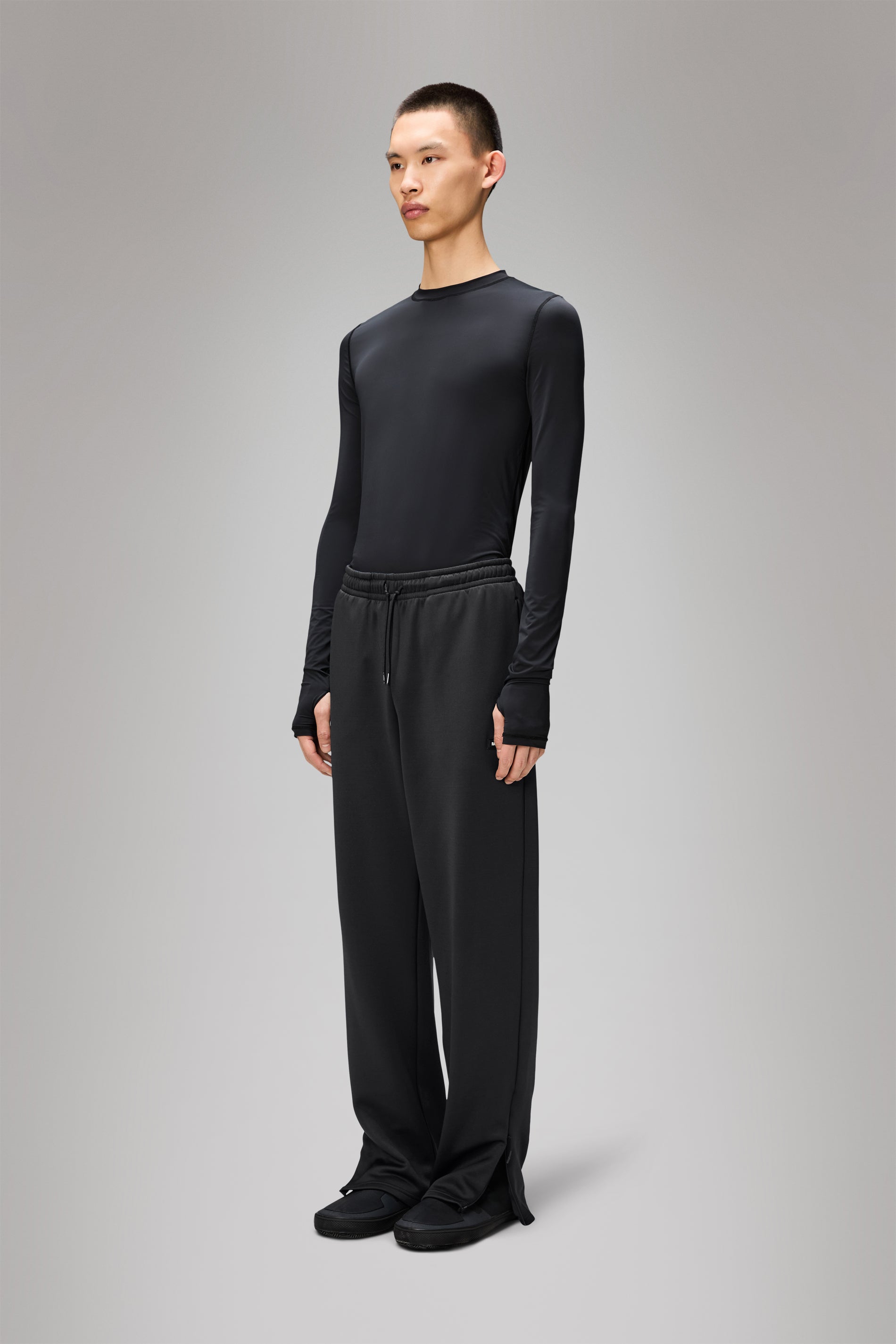 RAINS Sintra Fleece Pants Regular Black Pants