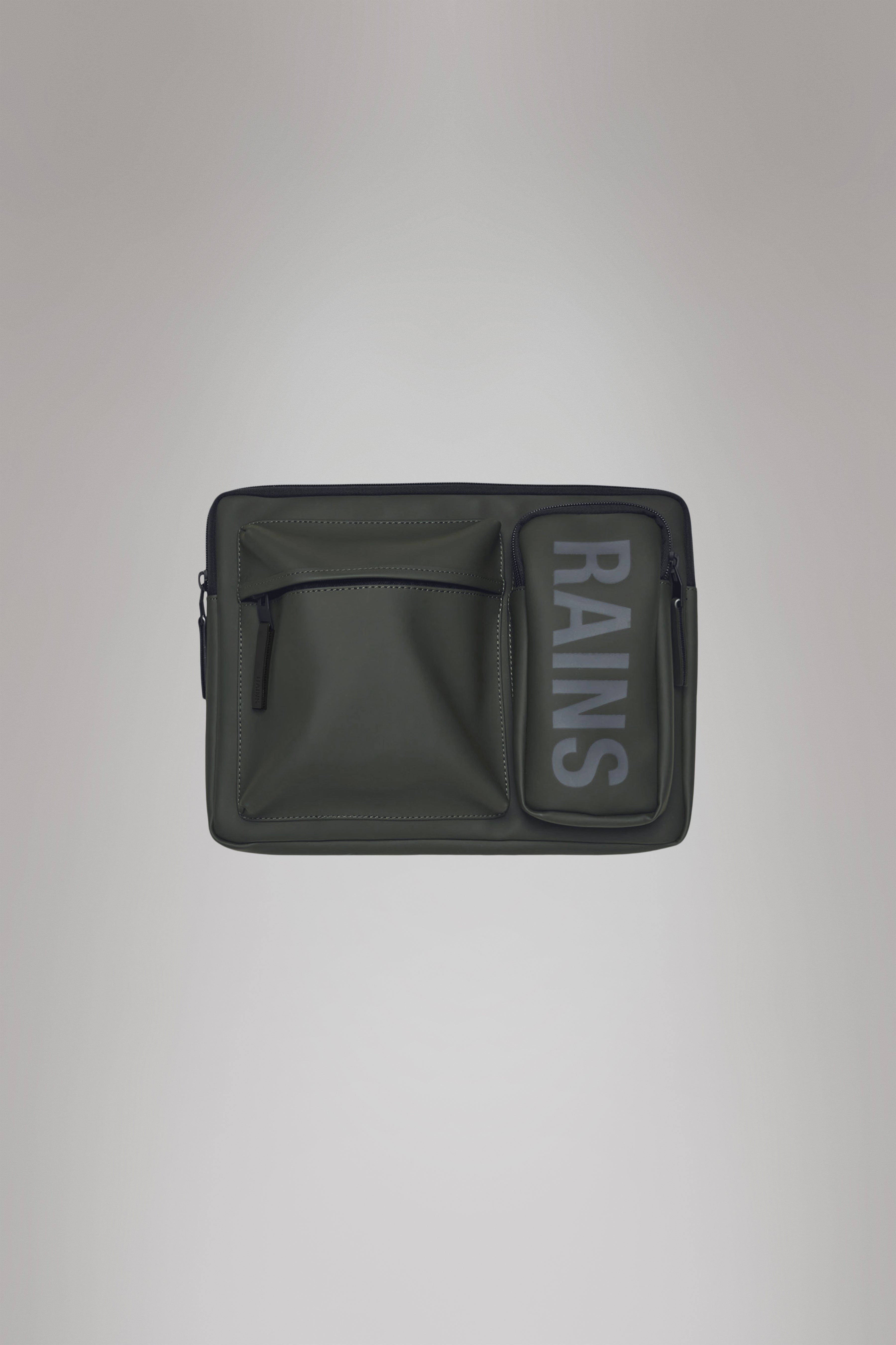 RAINS Texel Laptop Case 15″/16″ Green 2.60L H27 x D2.50 x W38 cm Laptop Case