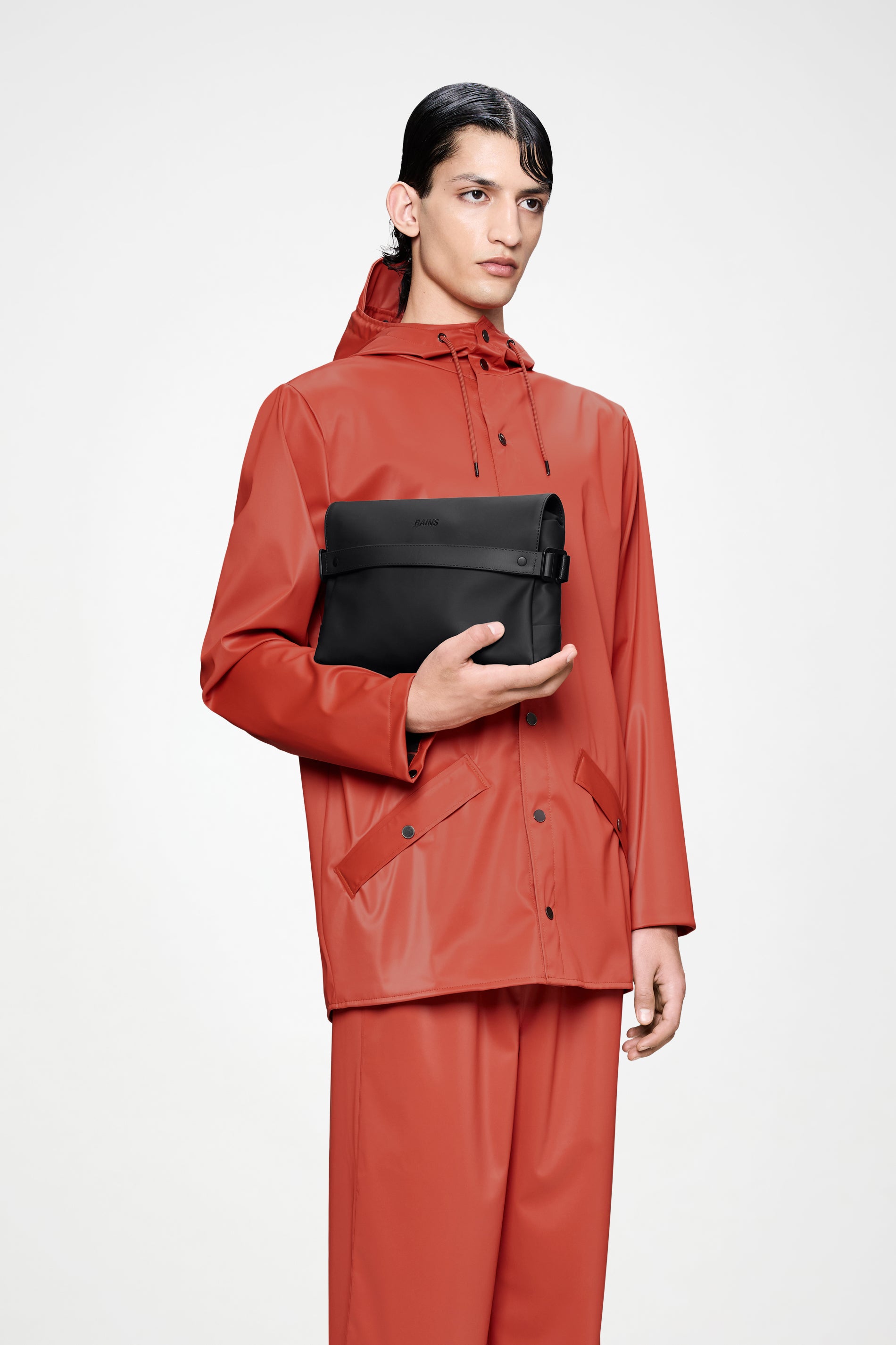 RAINS OTG Wash Bag Black Wash Bag