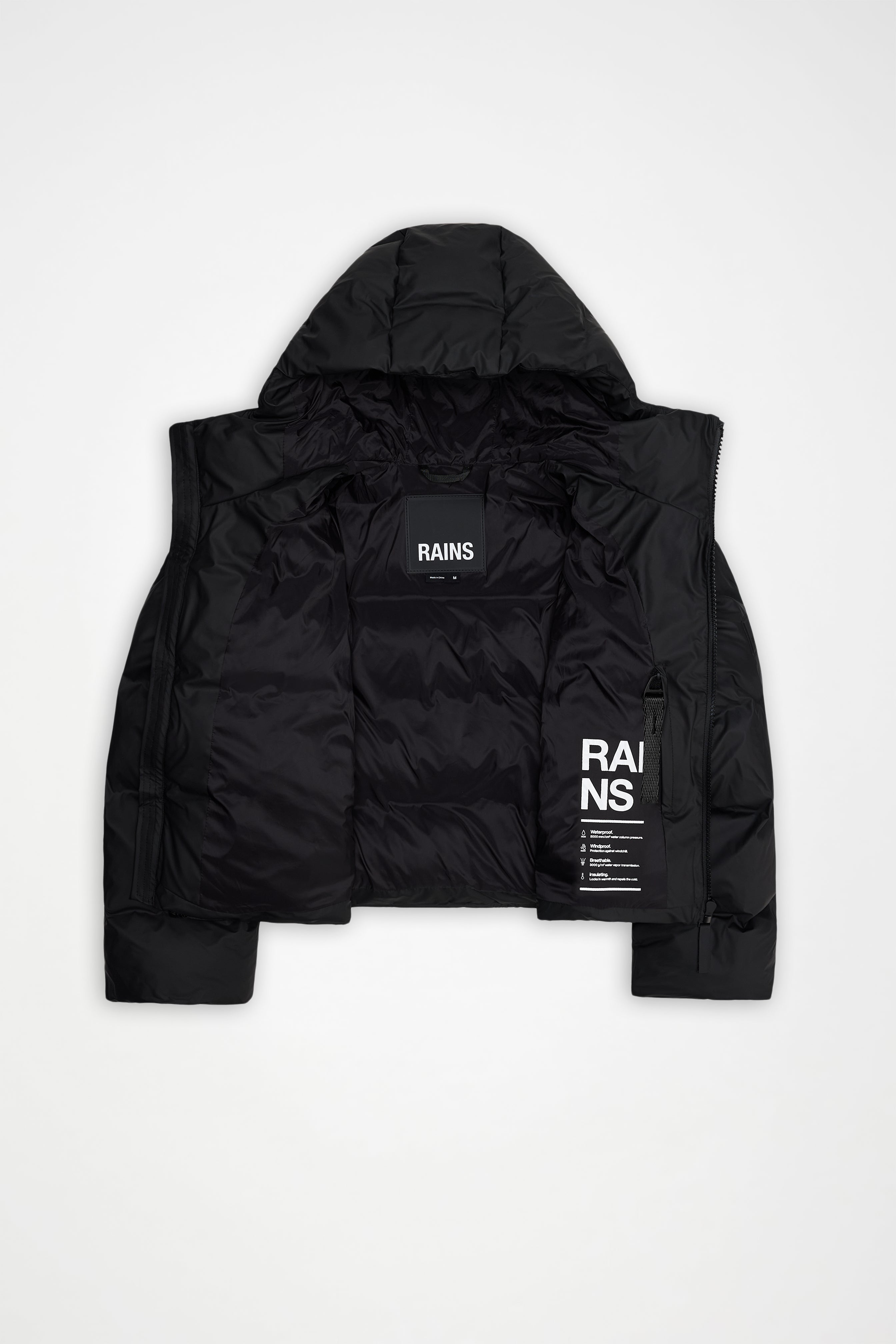 RAINS Alta Short Puffer Jacket Spill Jacket