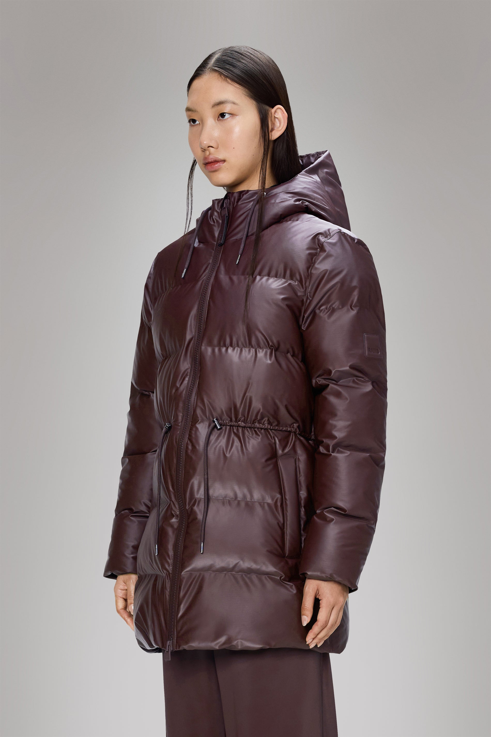 Rains Alta Long Puffer String W Jacket Depth Jacket